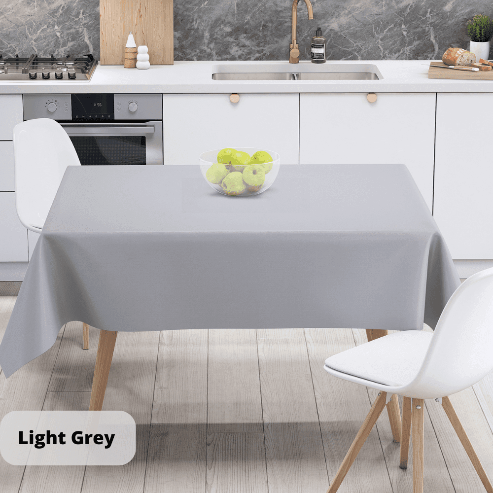 Скатерть "Aquastop" водоотталкивающая Light Gray, 120x150