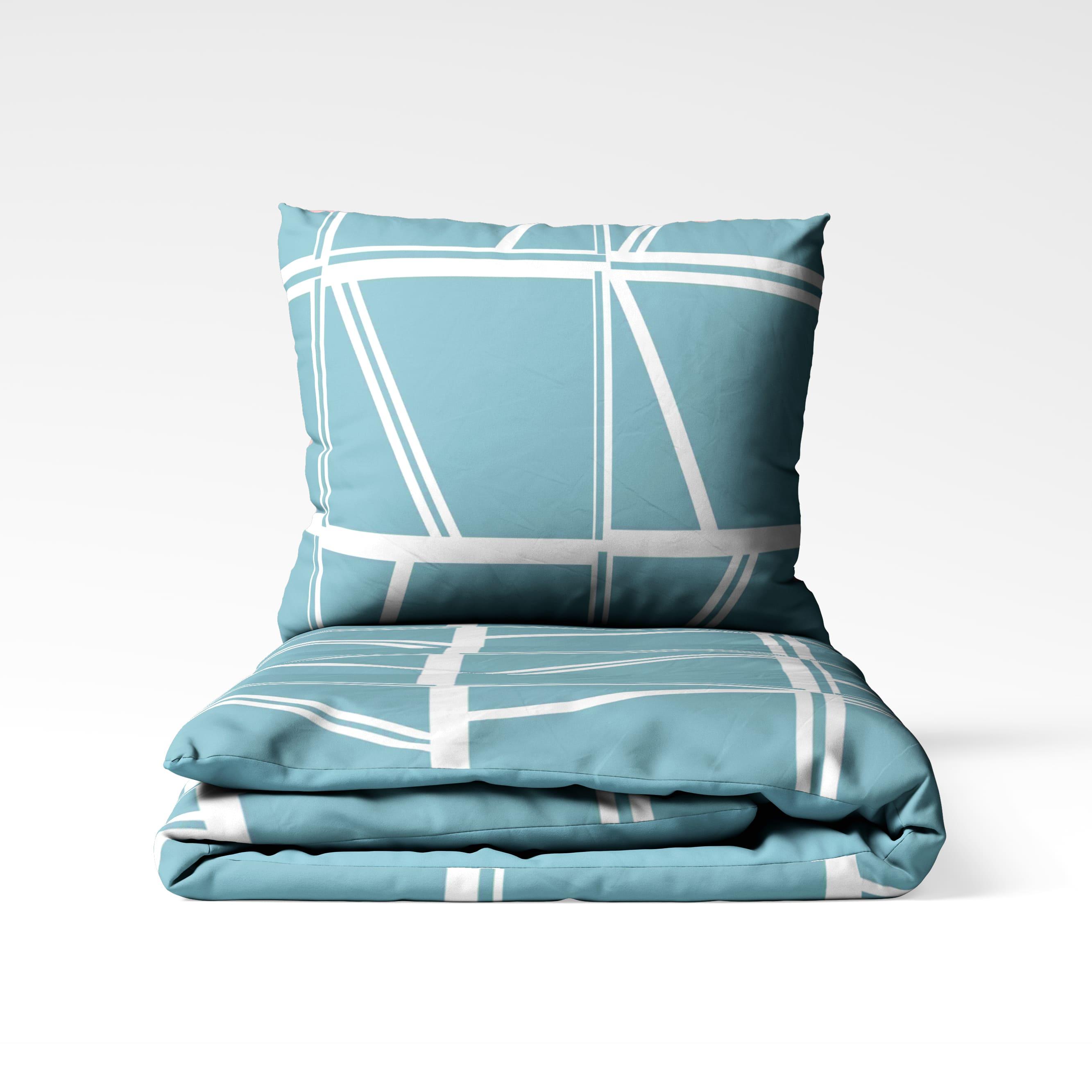 Комплект постільної білизни ТЕП "Happy Sleep" Aqua Grid