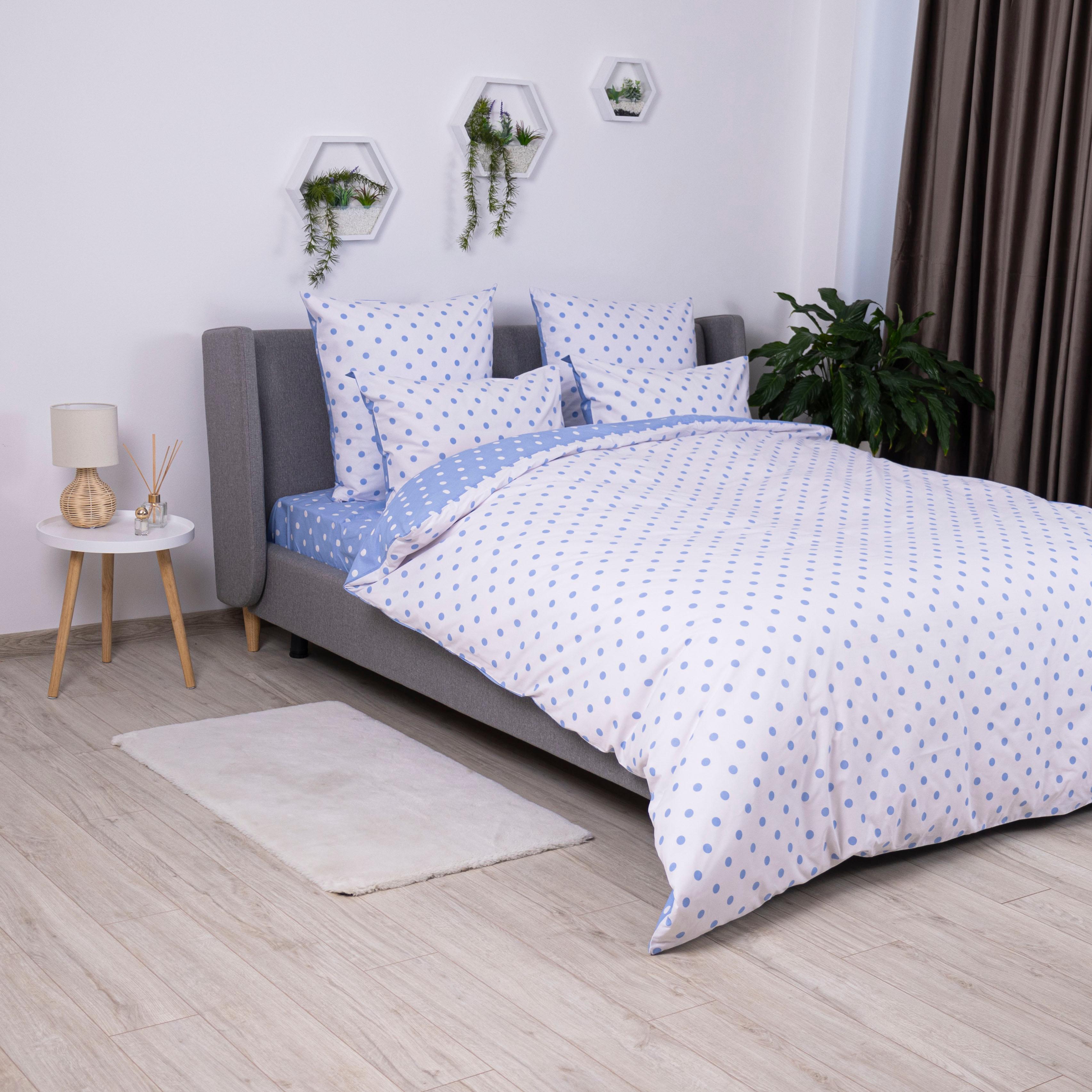 Постільна білизна ТЕП "Happy Sleep" Light Blue Dots, 50x70, євро - Фото 3