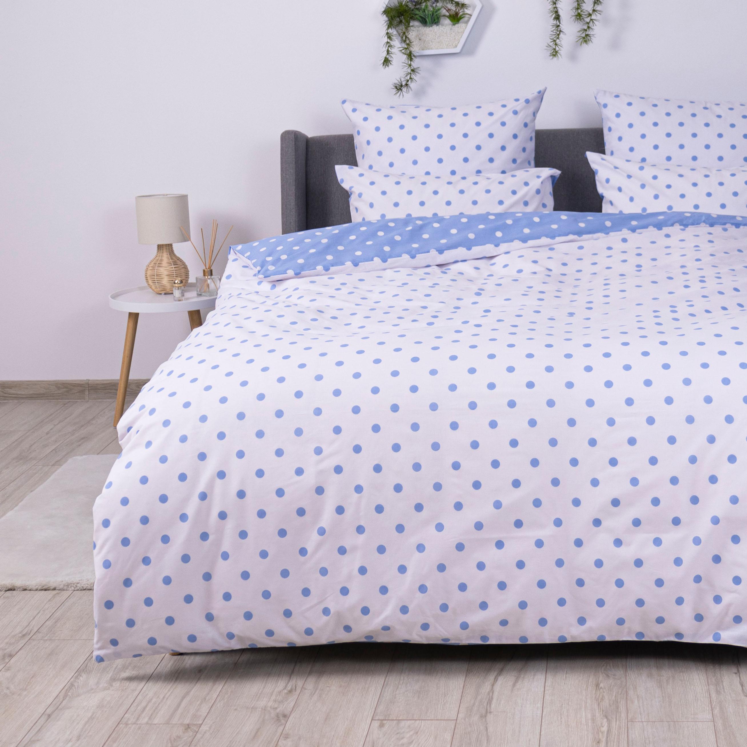 Постільна білизна ТЕП "Happy Sleep" Light Blue Dots, 50x70, євро - Фото 6