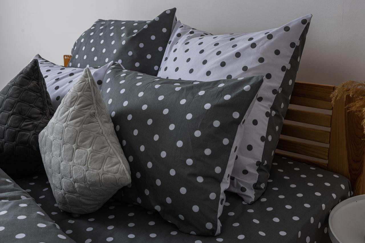 Комплект постільної білизни  ТЕП Grey Dots, двоспальна - Фото 3