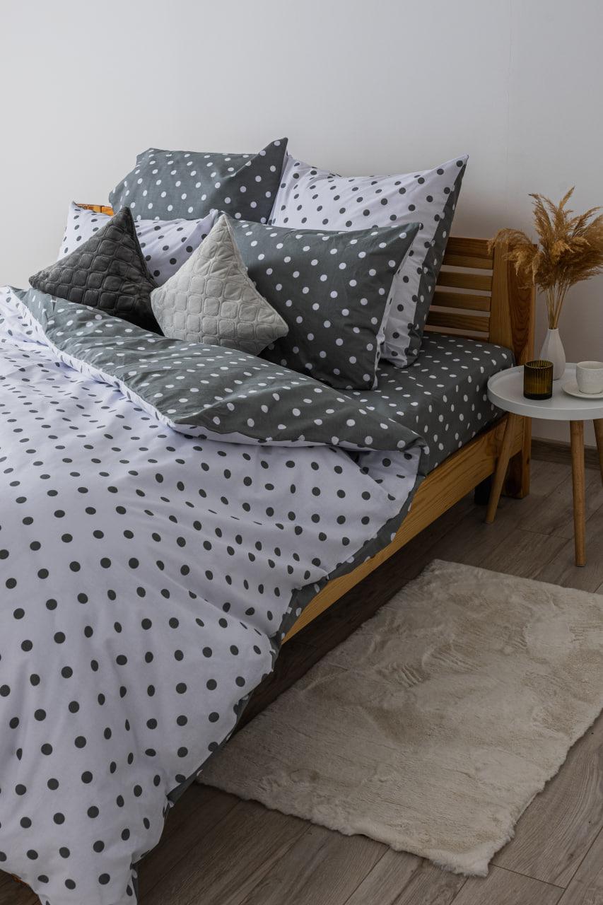 Комплект постільної білизни  ТЕП Grey Dots, двоспальна - Фото 4