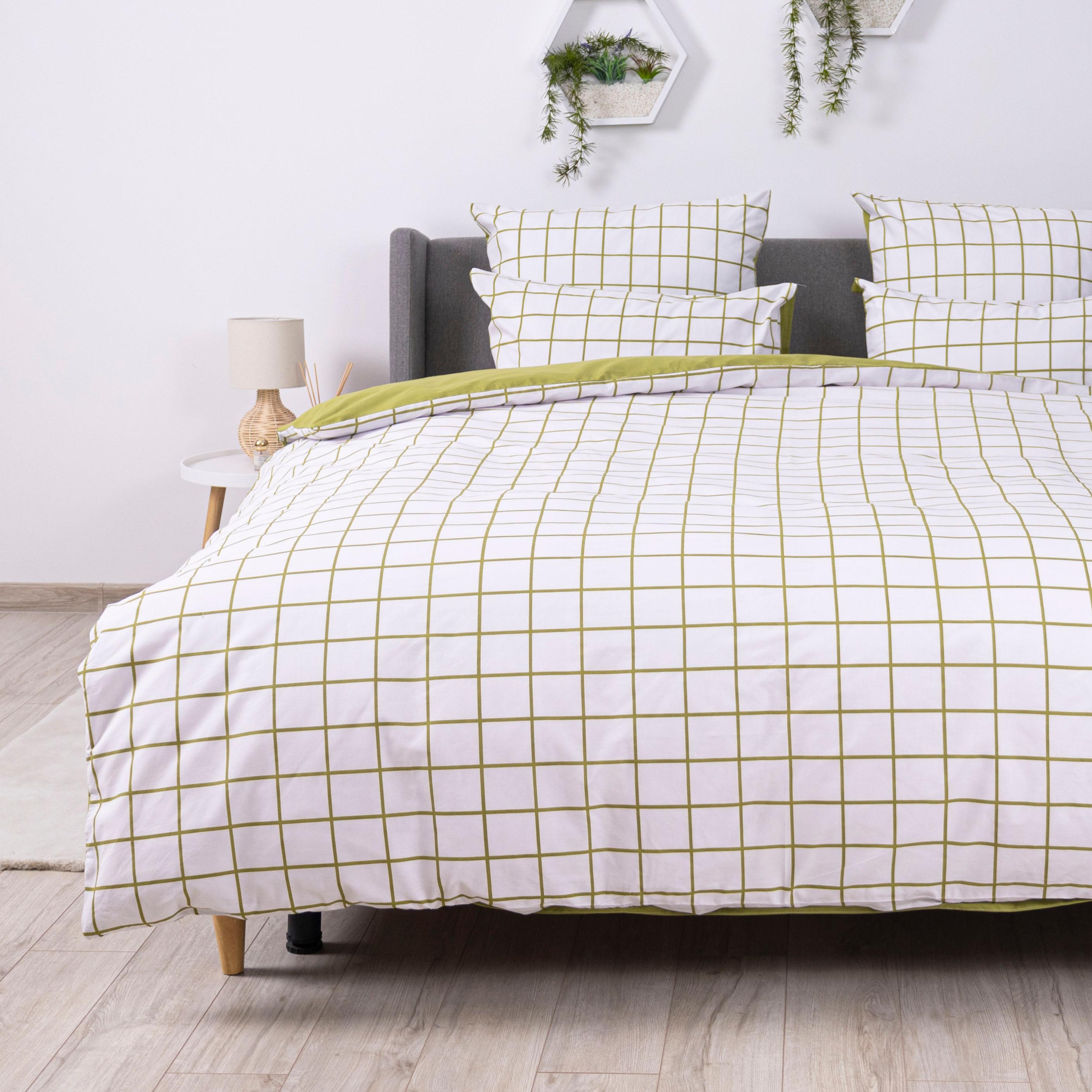 Постільна білизна "ТЕП" Olive Check, 70x70, двоспальна - Фото 6