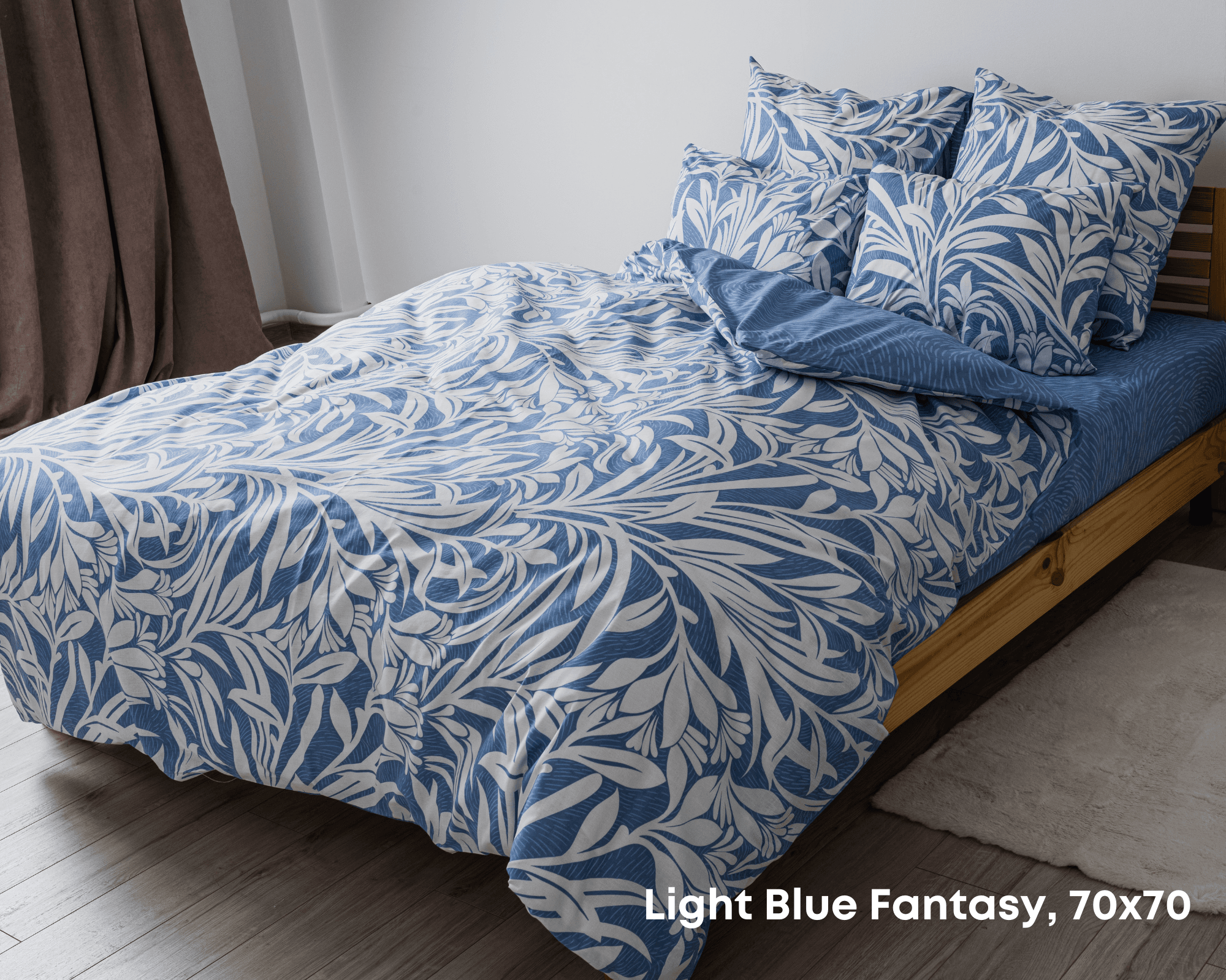 Постільна білизна ТЕП "Soft dreams" Light Blue Fantasy, 70x70, євро - Фото 2