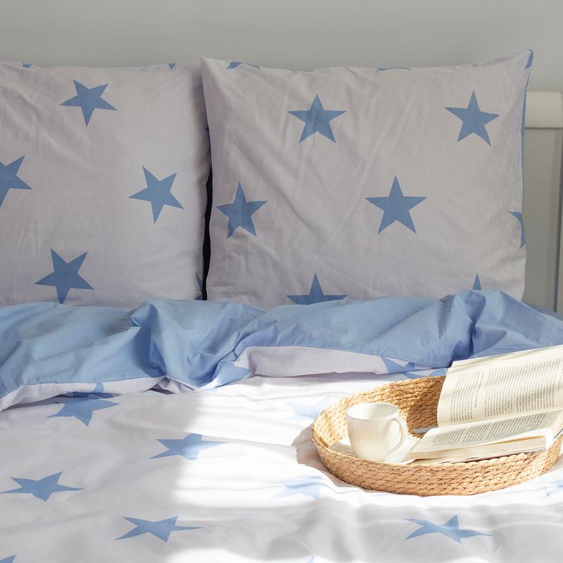 Постельное белье ТЕП "Soft dreams" Morning Star Blue, 70x70, двуспальное - Фото 5