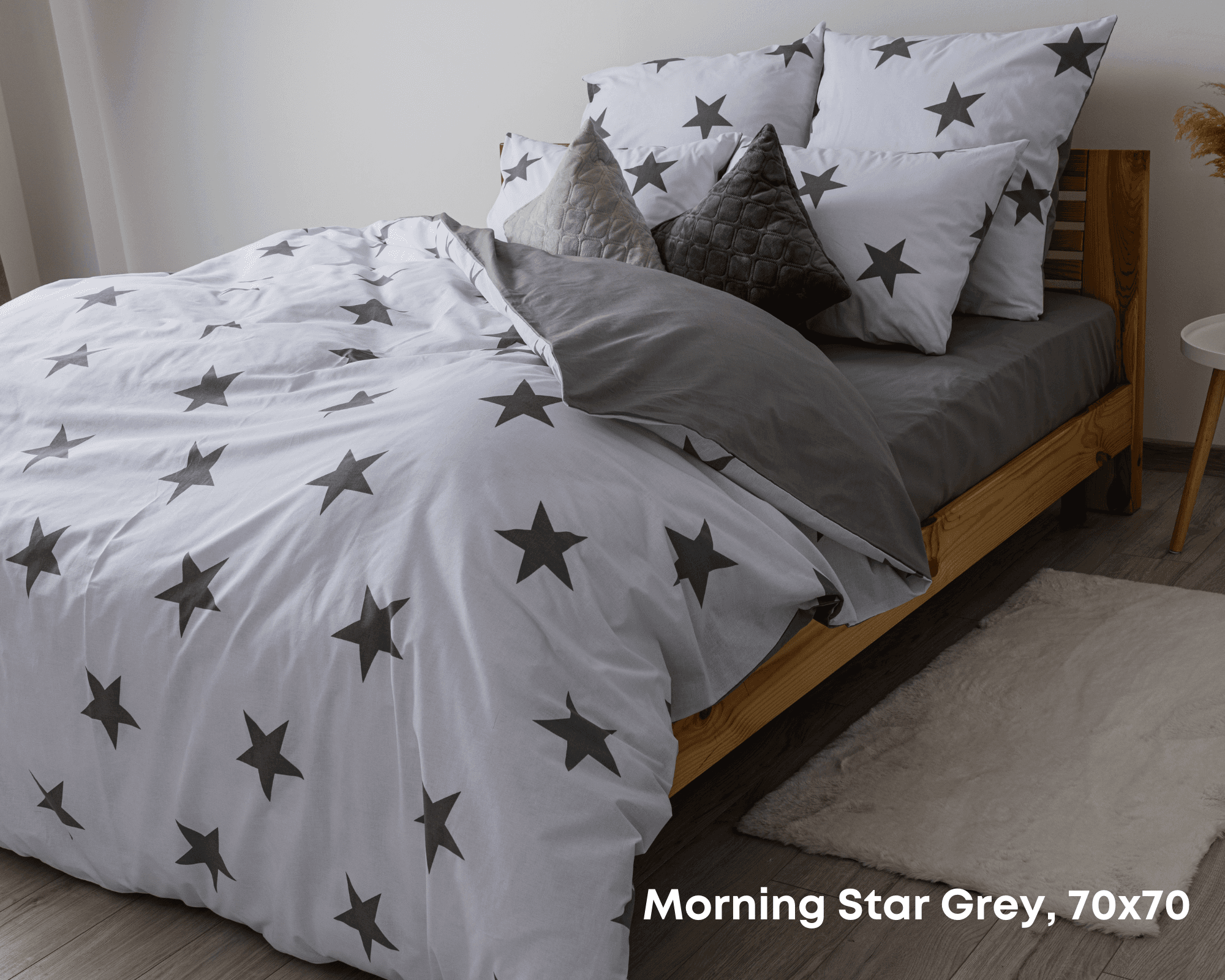 Постільна білизна ТЕП "Soft dreams" Morning Star Grey, 70x70, сімейна - Фото 2