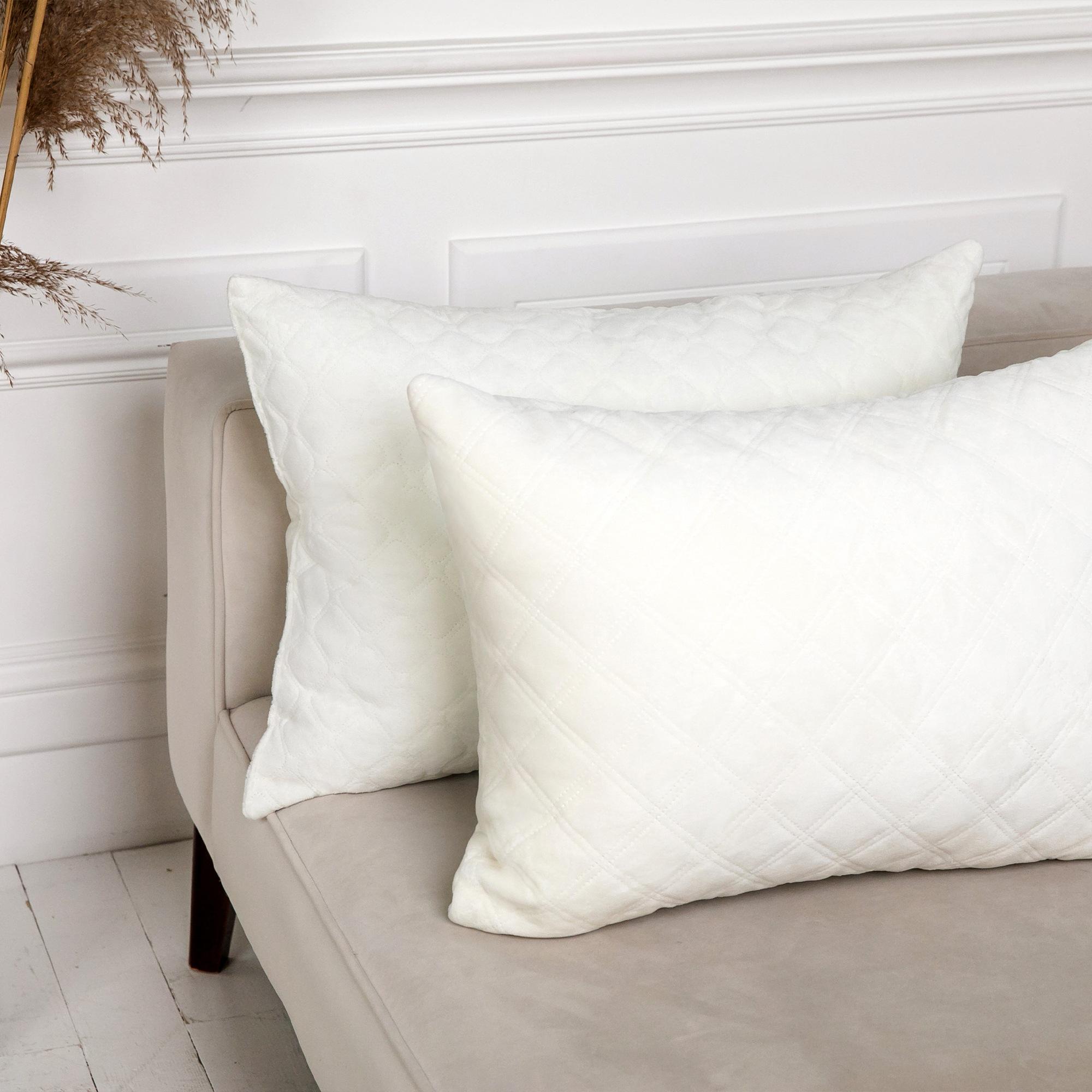Decorative pillow "VELOUR" Milk, 40x40 - Photo 4
