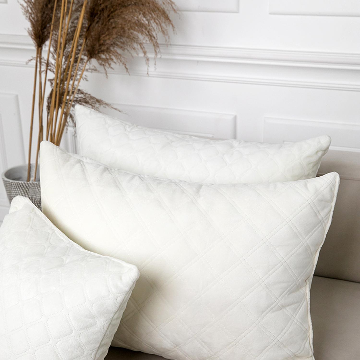 Decorative pillow "VELOUR" Milk, 40x40 - Photo 5