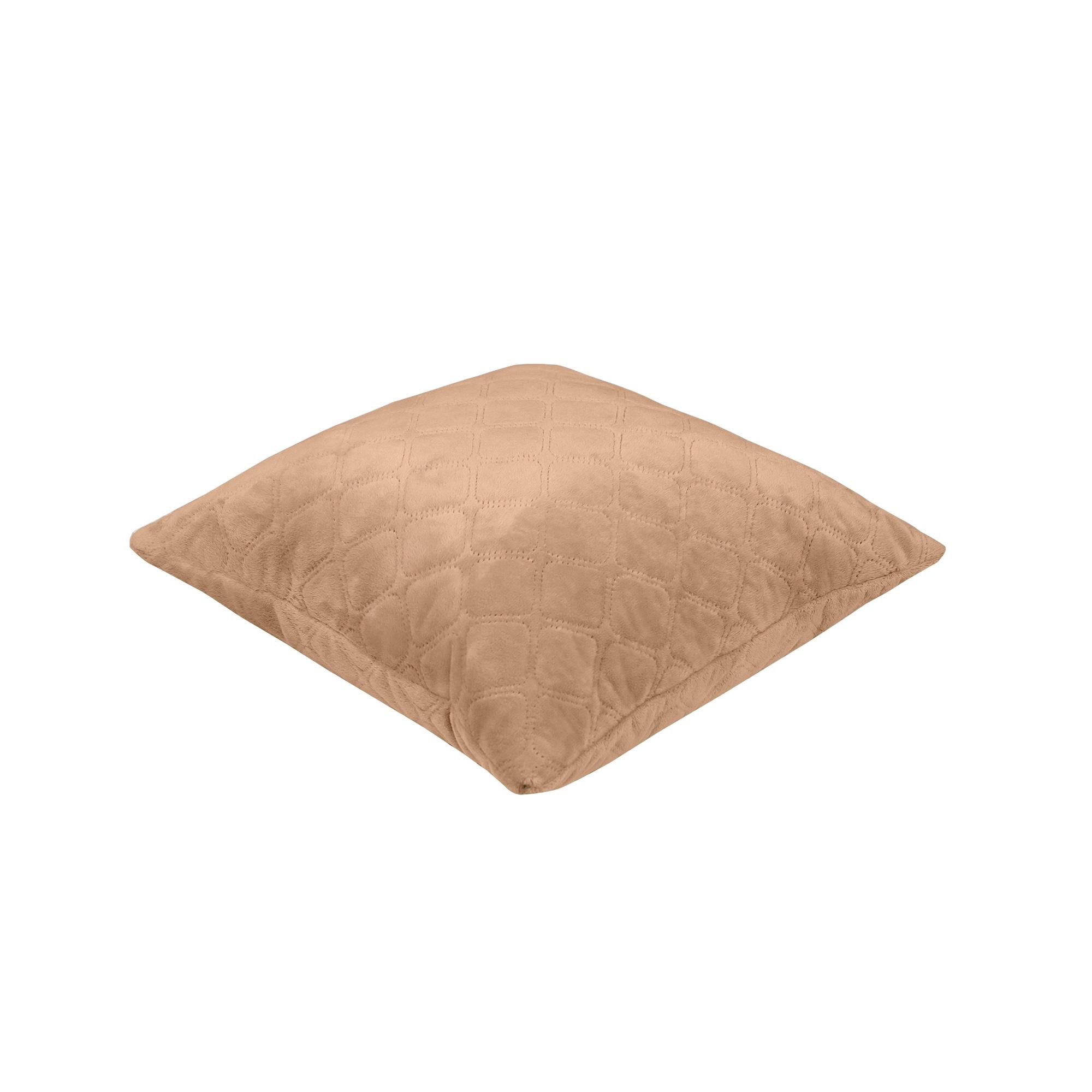 Decorative pillow "VELOUR" Golden beige, 40x40 - Photo 3