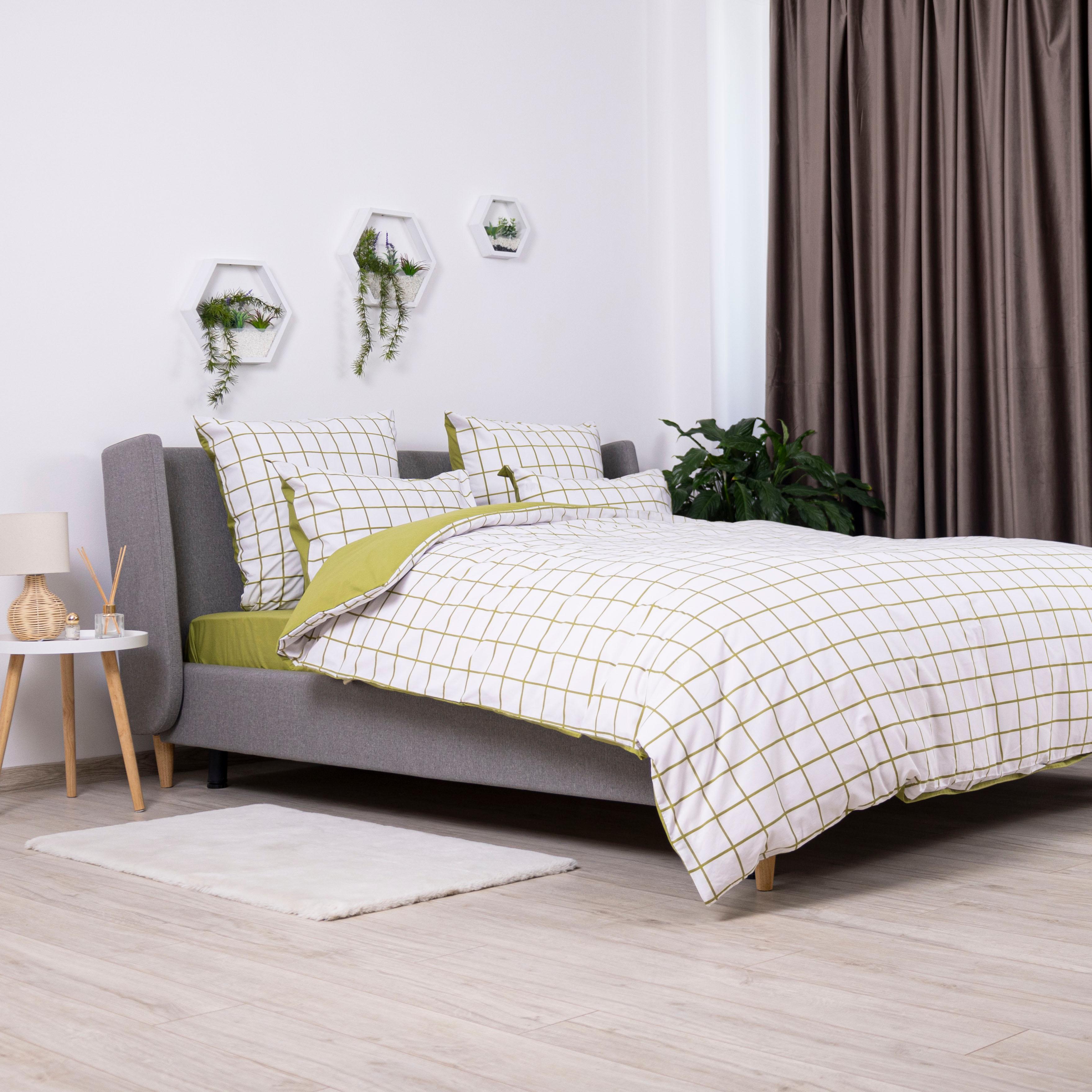 Постільна білизна ТЕП "Happy Sleep" Olive Check, 50x70, сімейна - Фото 4