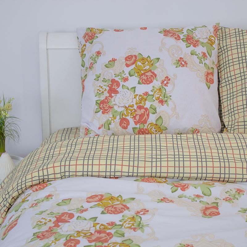 Bedding Set TEP "Soft dreams" Flower Road, 70x70, family - Photo 4