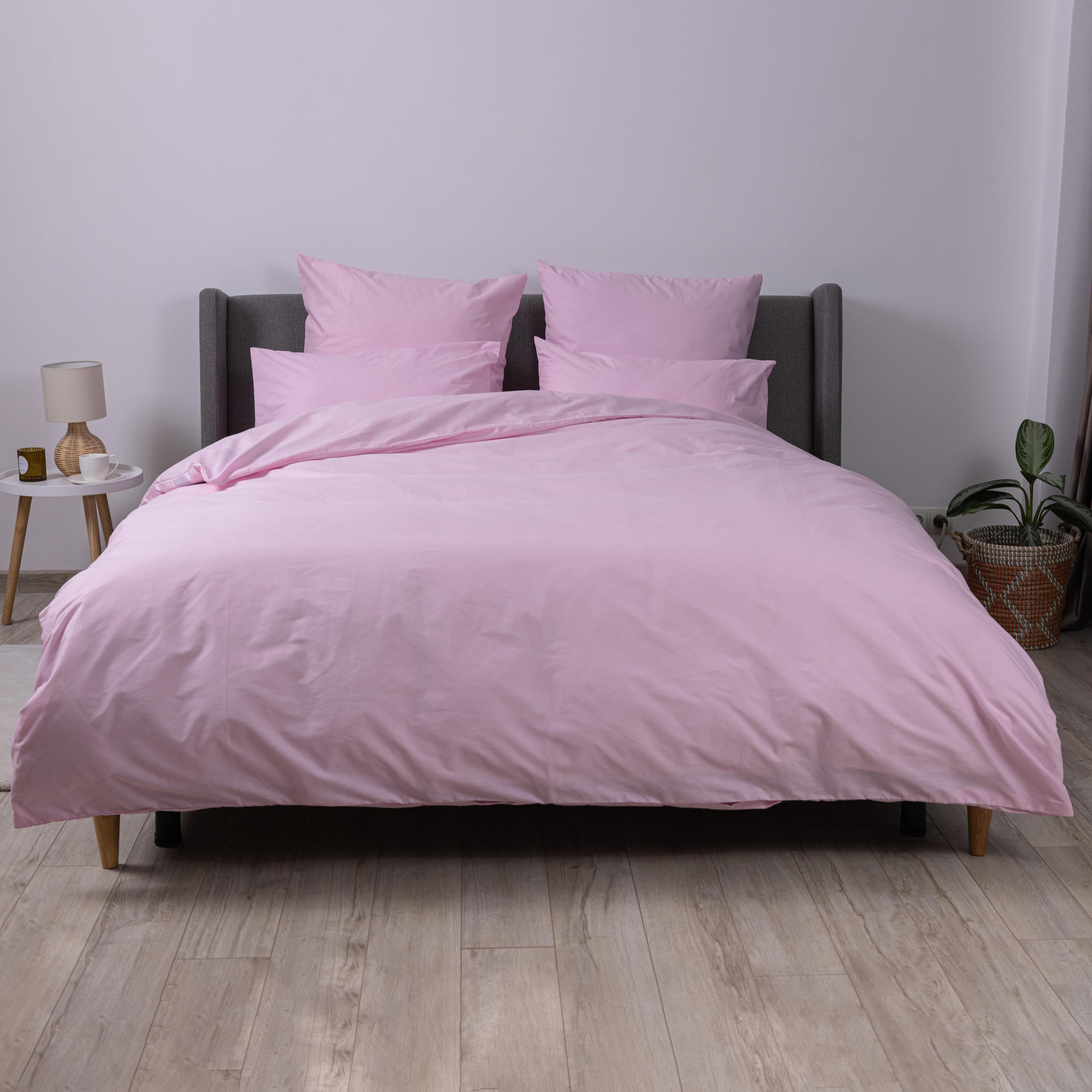 Bed Linen Set TEP "Happy Sleep" Pastel Rose, 50x70, euro - Photo 2