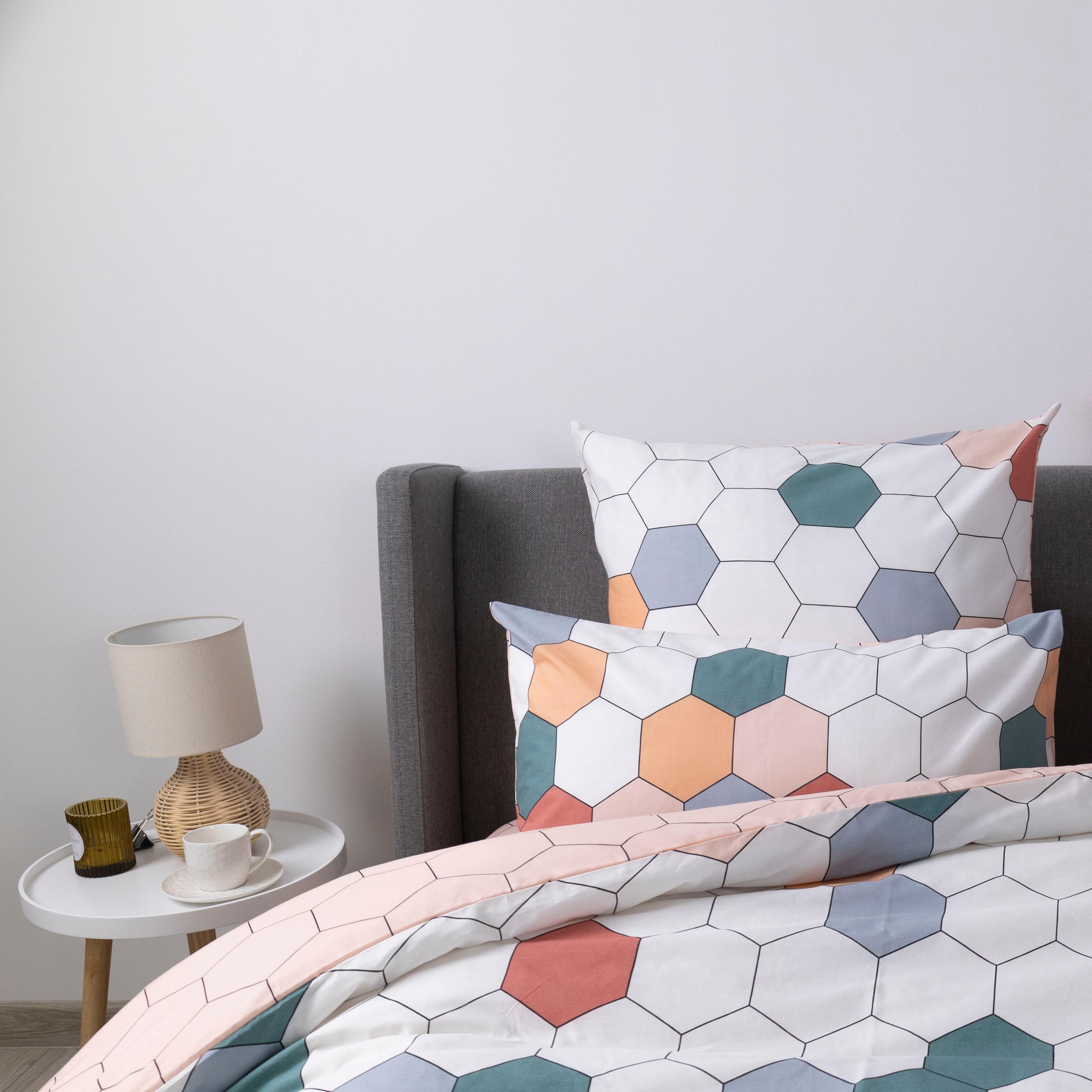 Bed Linen Set TEP "Happy Sleep" Barvisti soti, 50x70, euro - Photo 5