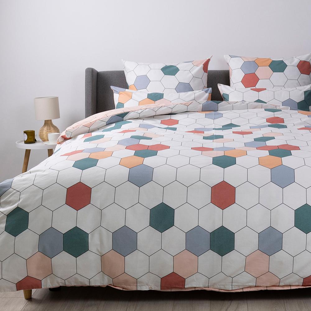 Bed Linen Set TEP "Happy Sleep" Barvisti soti, 50x70, euro - Photo 7