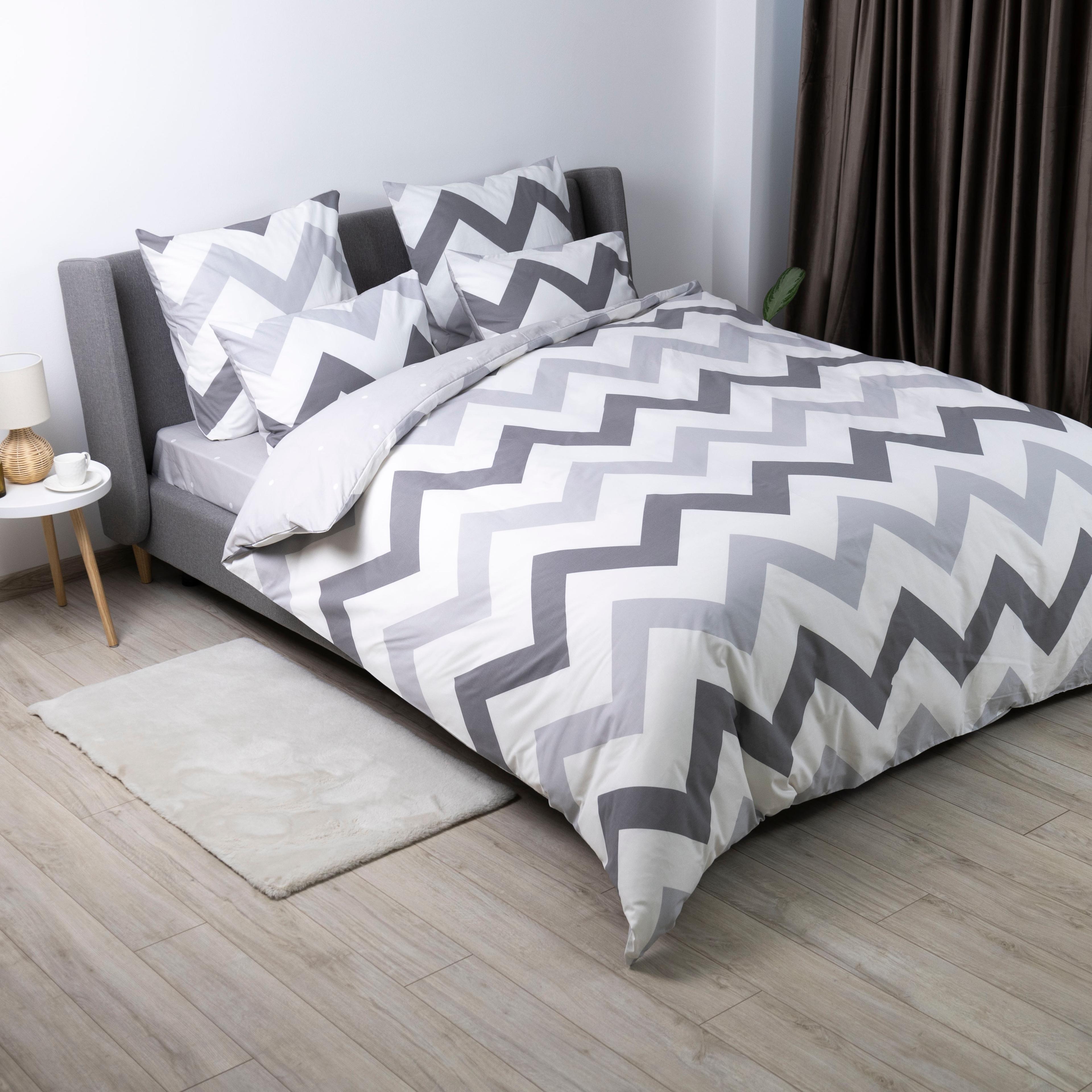 Постельное белье ТЕП "Happy Sleep" Зигзаг, 50x70, семейное - Фото 3
