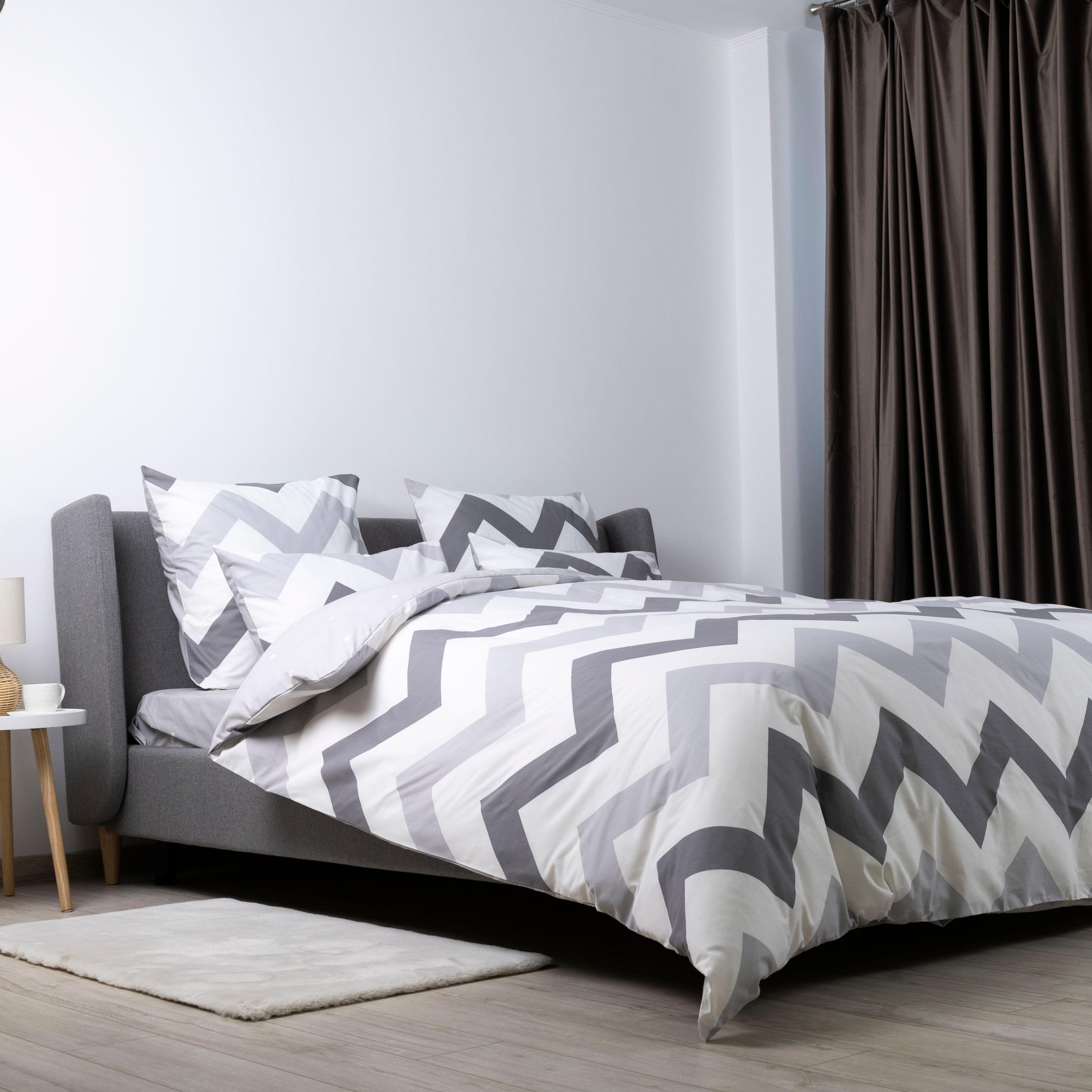 Постельное белье ТЕП "Happy Sleep" Зигзаг, 50x70, семейное - Фото 4