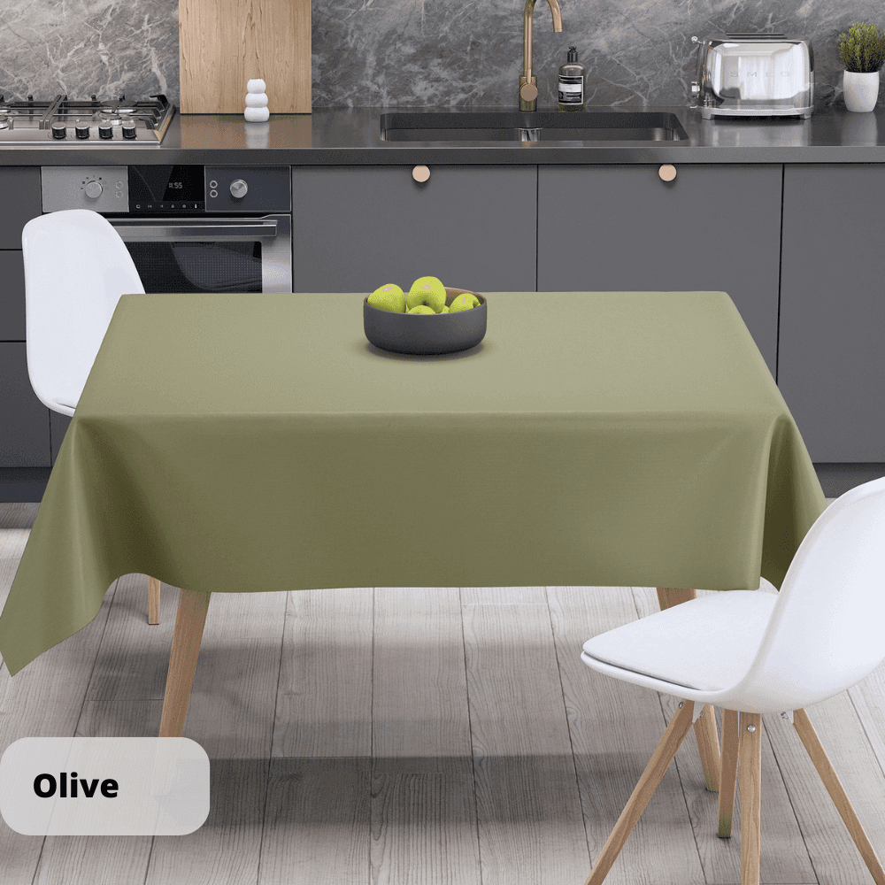 Tablecloth "Aquastop" water repellent Olive