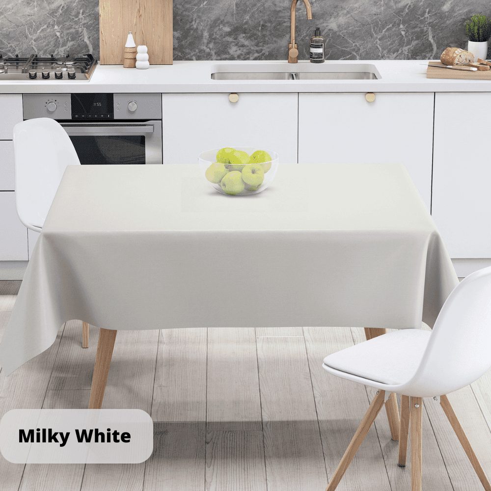 Скатерть "Aquastop" водоотталкивающая Milky White