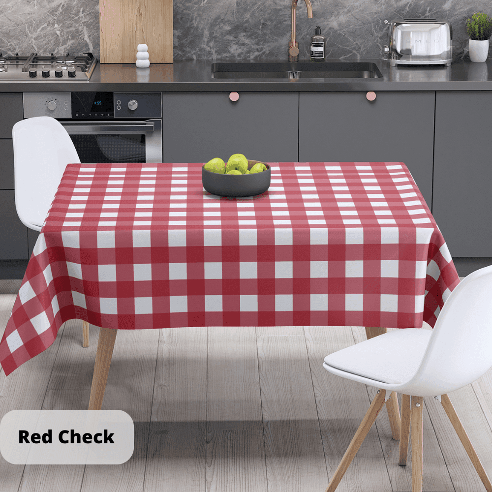 Скатерть "Panama" водоотталкивающая Red Check