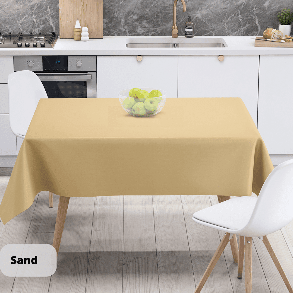 Tablecloth "Panama" water repellent Sand