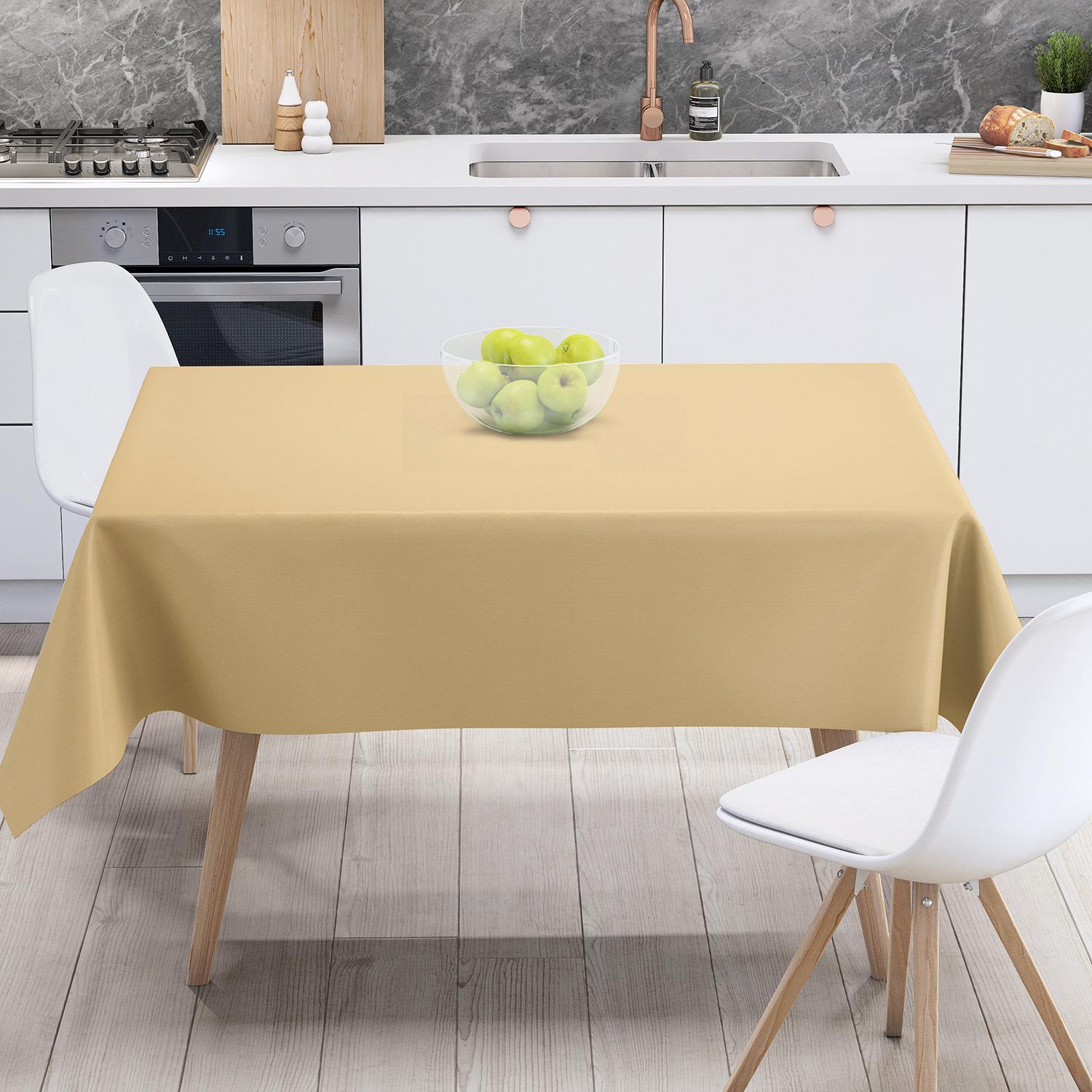 Tablecloth "Panama" water repellent Sand, 160x200 - Photo 2