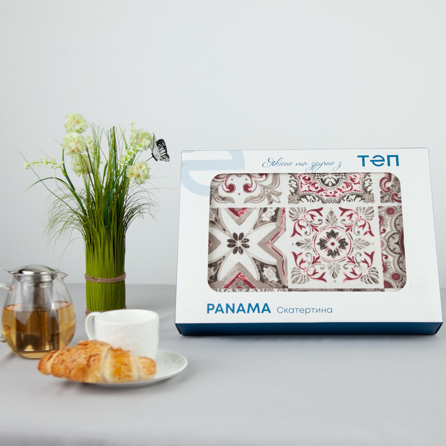 Tablecloth "Panama" water repellent Red Provence, 160x200 - Photo 3