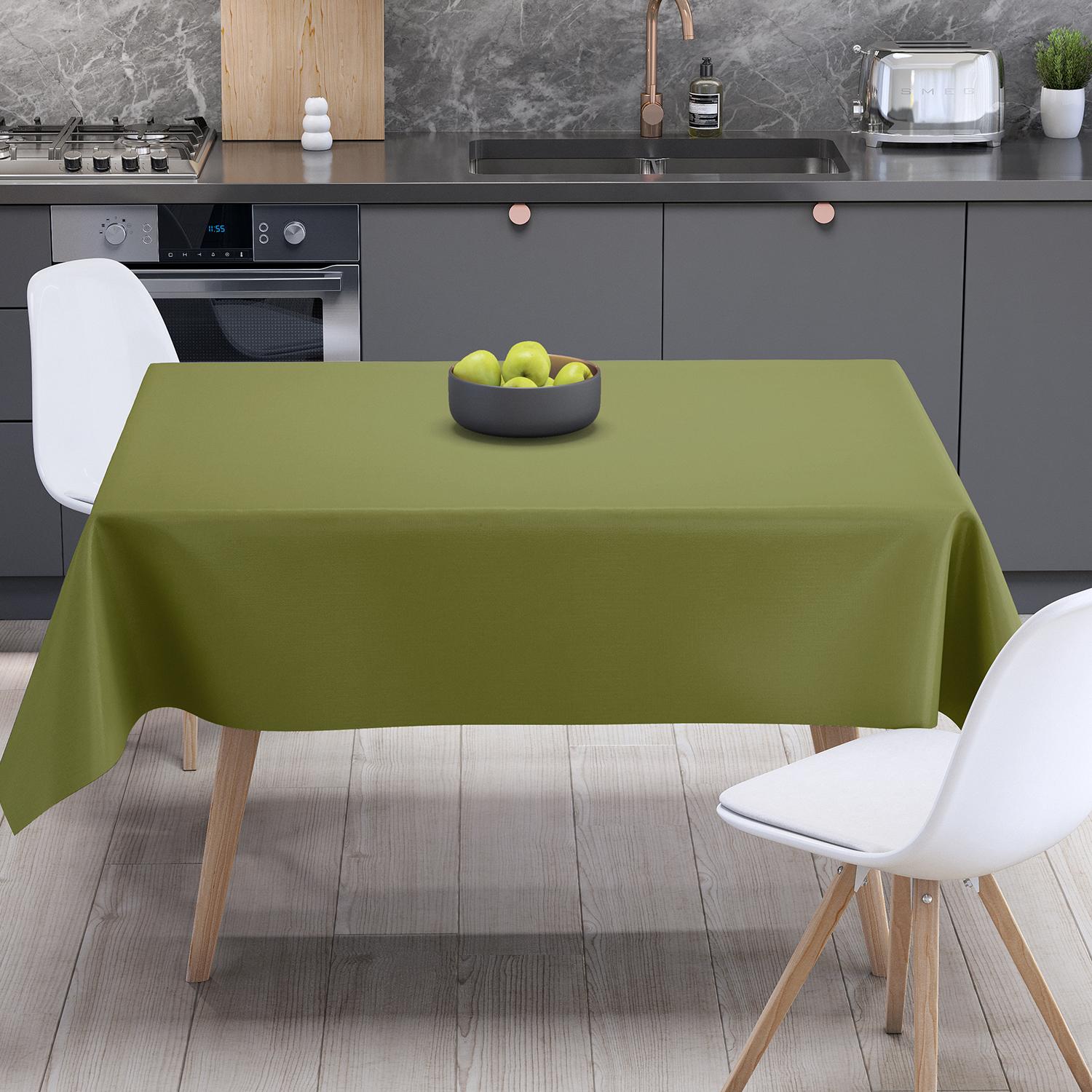 Tablecloth "Panama" water repellent Khaki, 160x200 - Photo 2