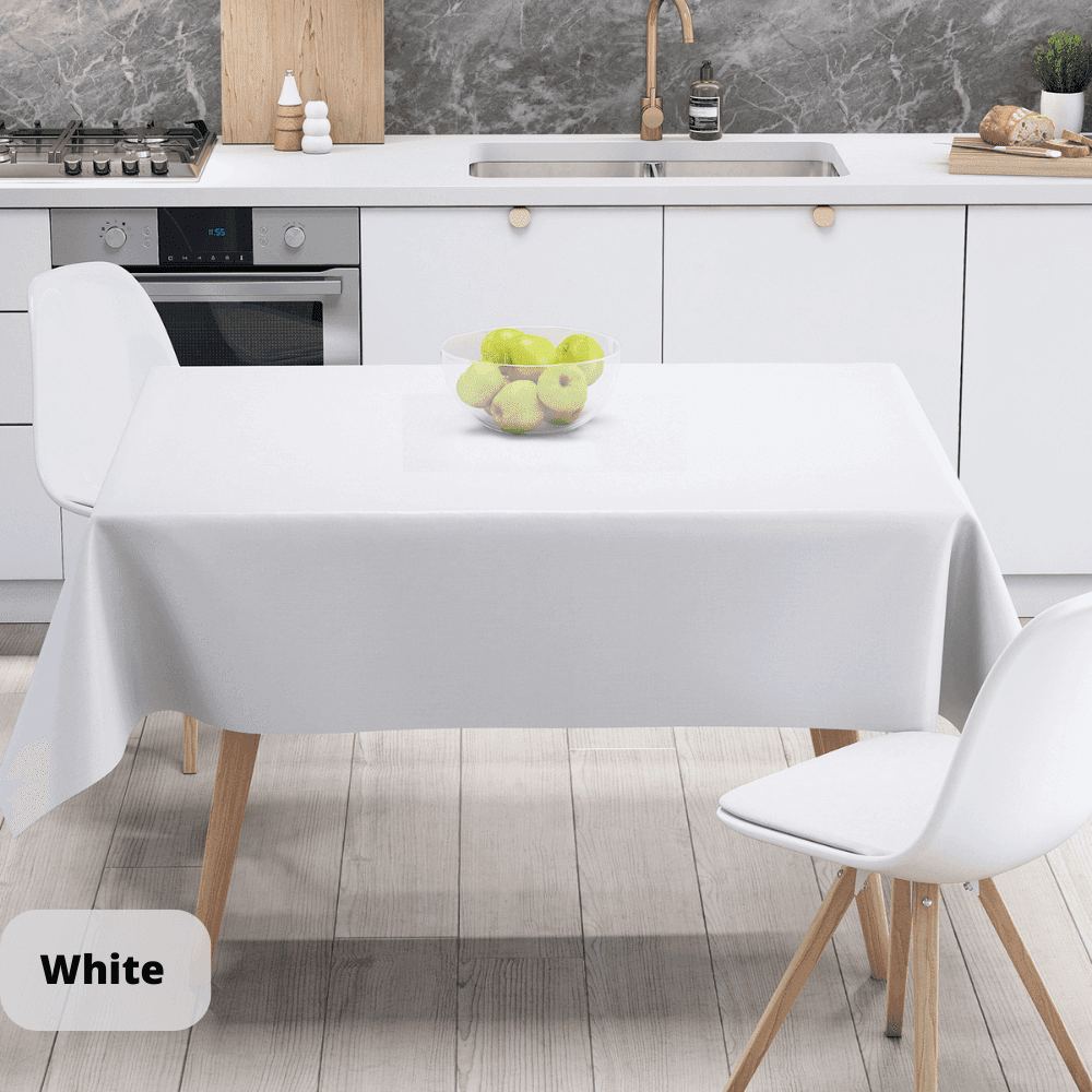 Tablecloth "Panama" water repellent White