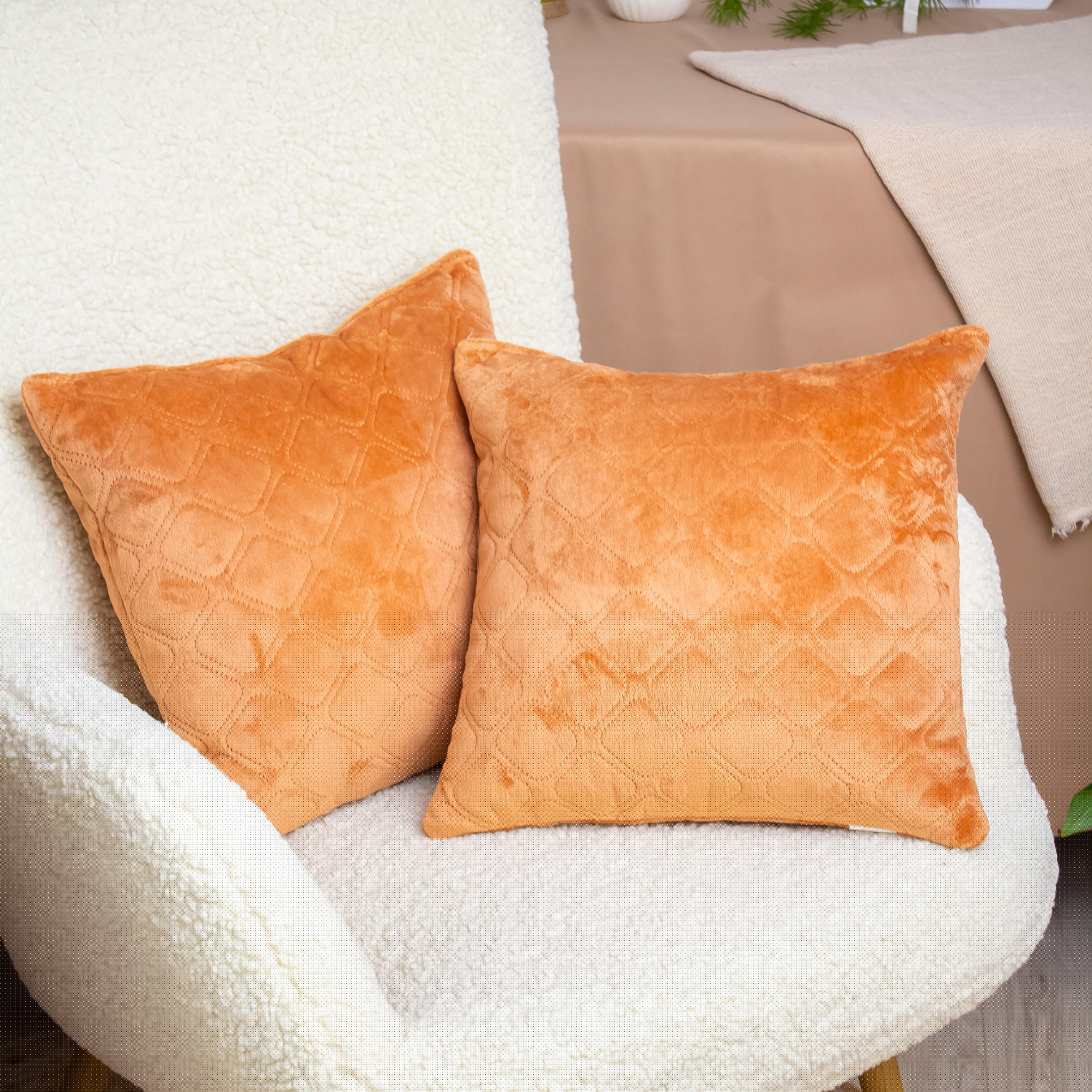 Decorative pillow "VELURE" Dark coffee, 40x40