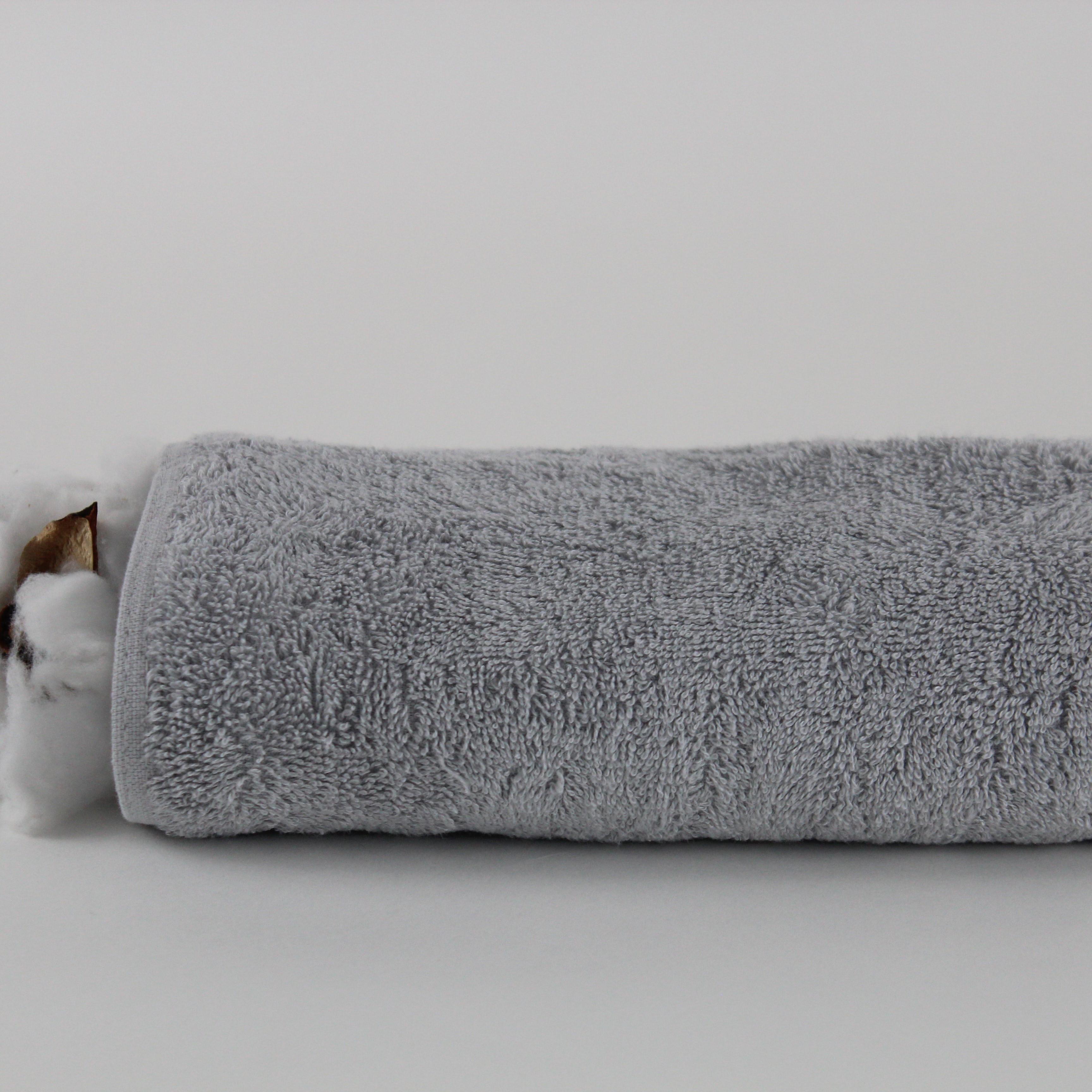 Towel “Aurora” (450 g/m2) Light grey, 50x90 - Photo 2