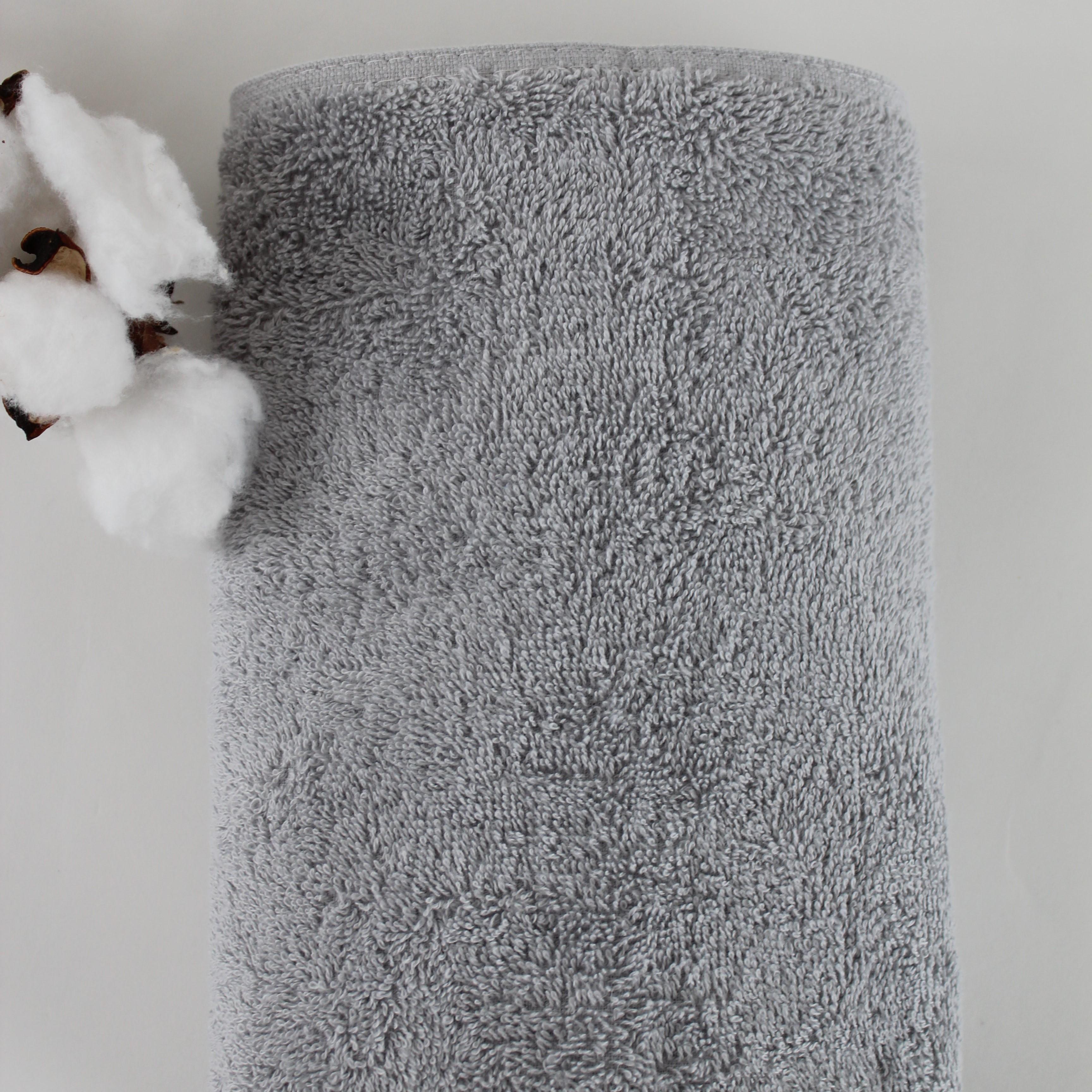 Towel “Aurora” (450 g/m2) Light grey, 50x90 - Photo 3