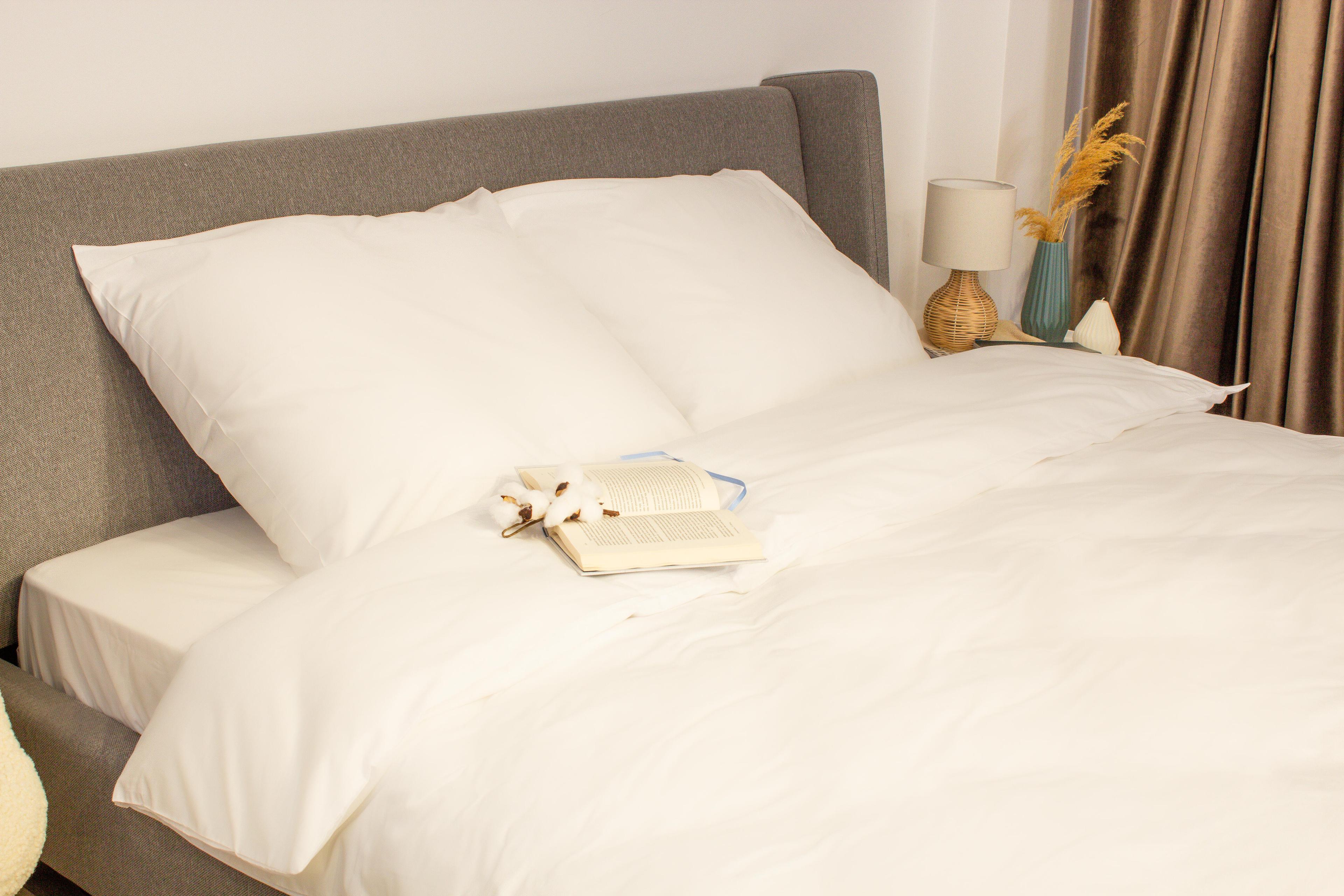 Комплект постельного белья ТЕП "Happy Sleep" Optical White, двуспальное - Фото 3