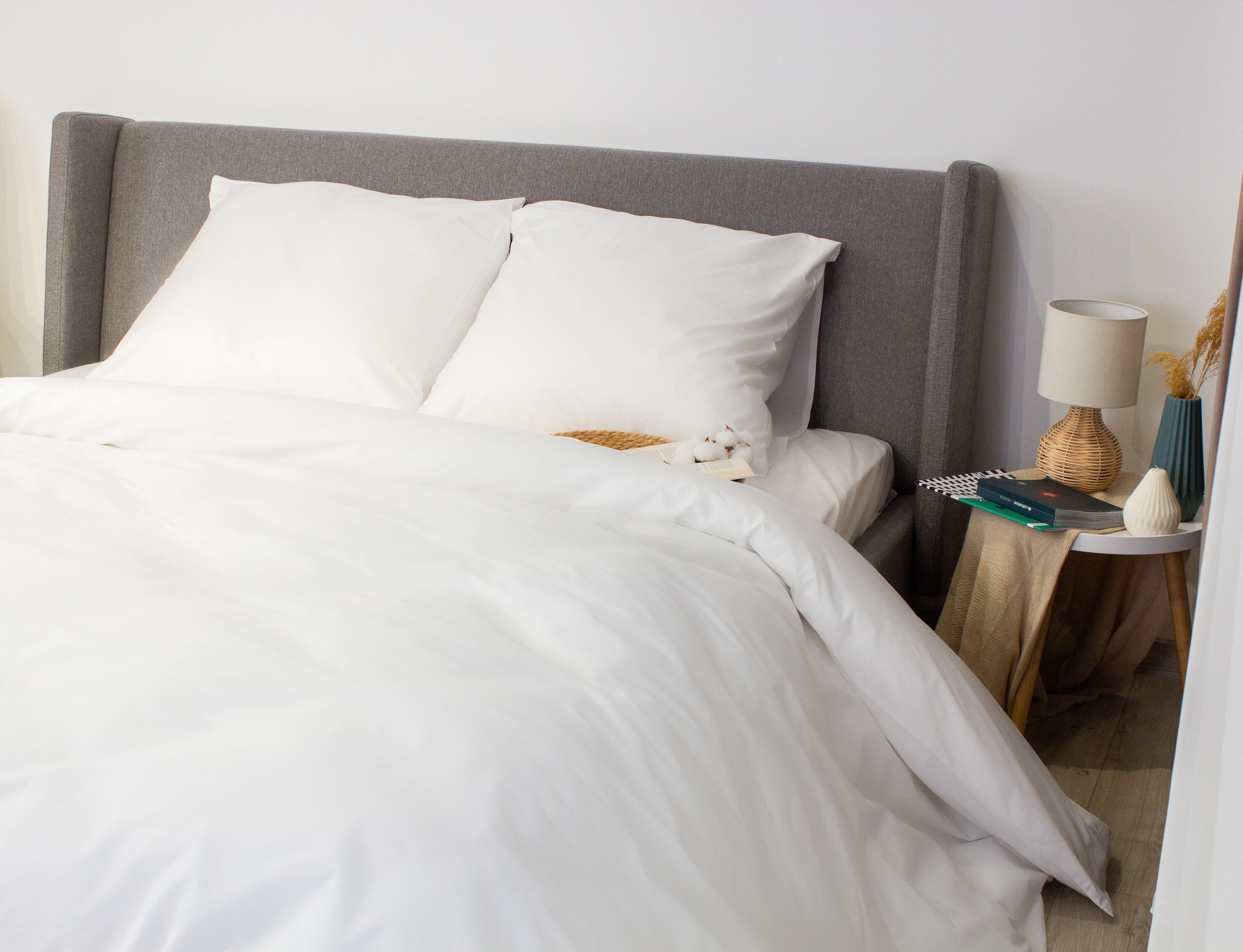 Комплект постельного белья ТЕП "Happy Sleep" Optical White, двуспальное - Фото 4