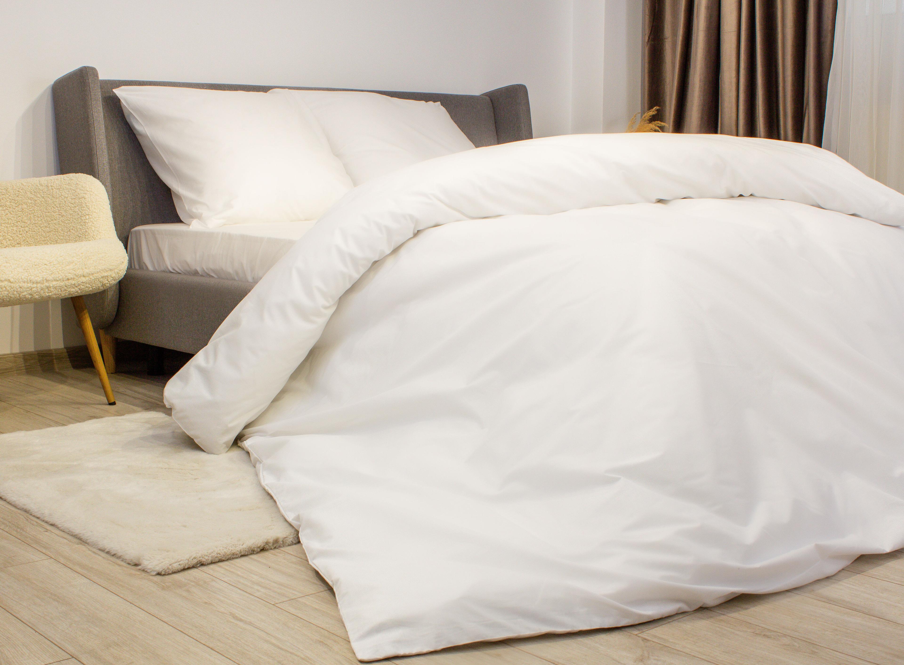 Комплект постельного белья ТЕП "Happy Sleep" Optical White, двуспальное - Фото 5