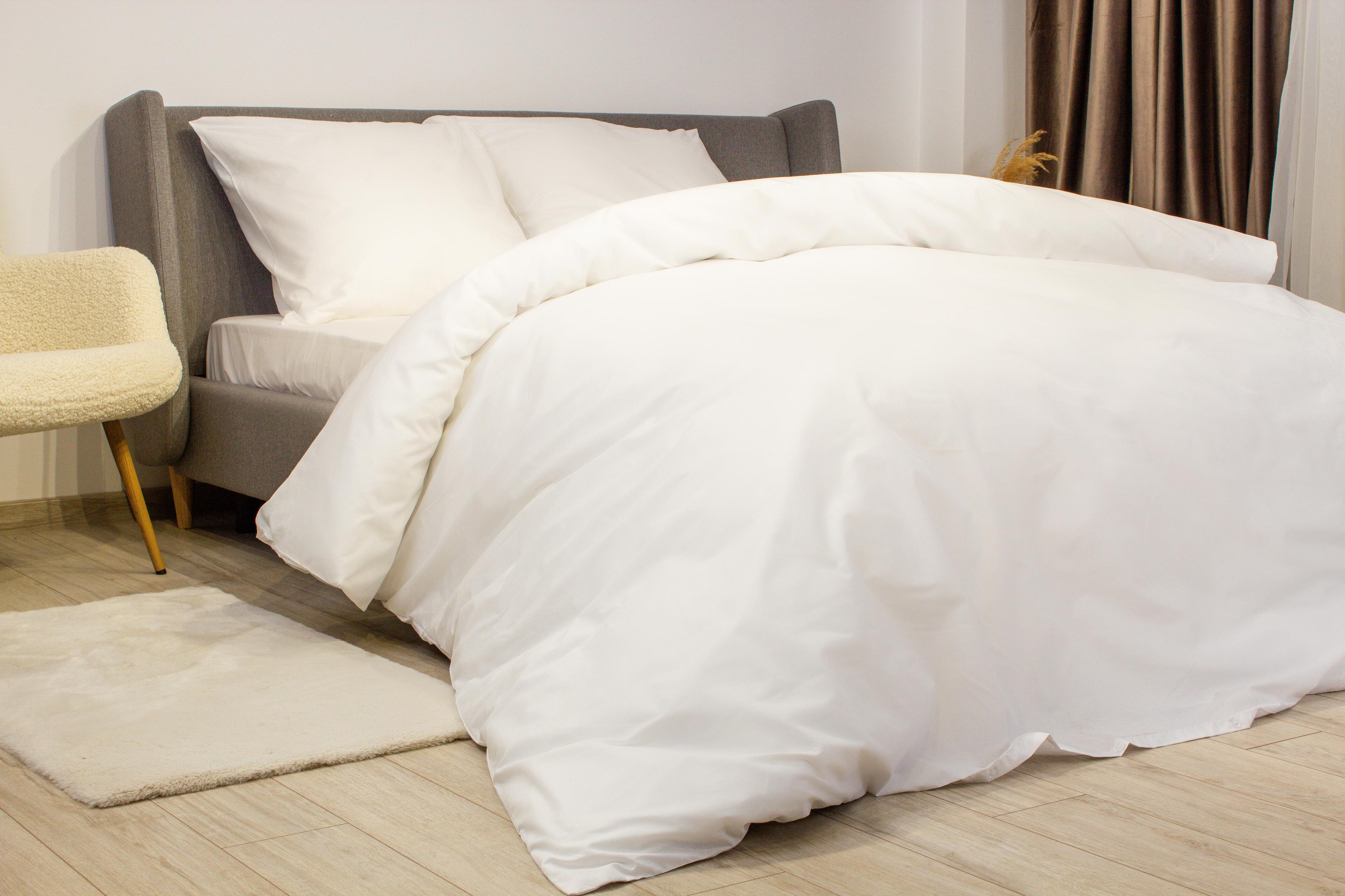 Комплект постельного белья ТЕП "Happy Sleep" Optical White, двуспальное - Фото 6