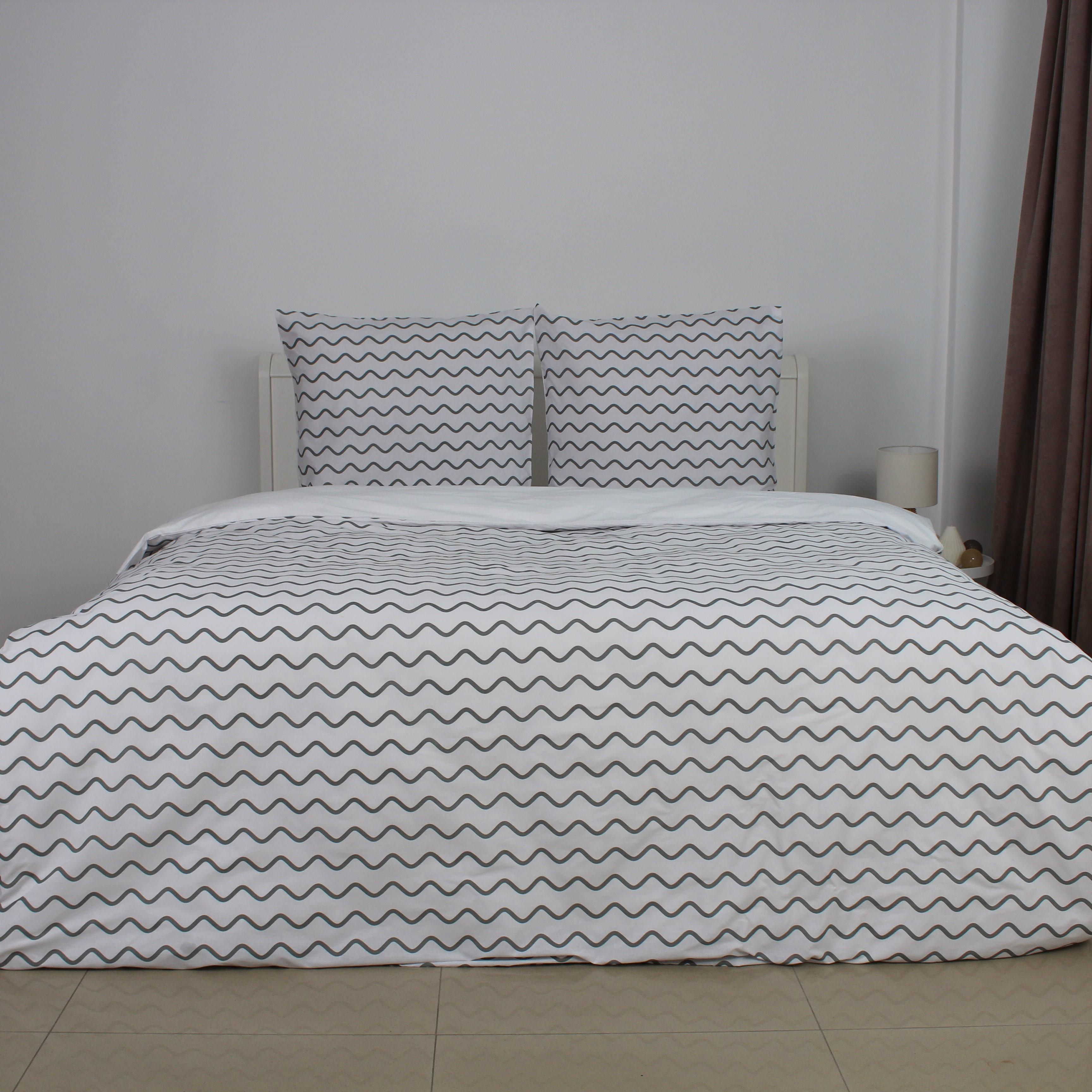Bed Linen Set ТЕП «Happy Sleep» Grey Pearl, family - Photo 2