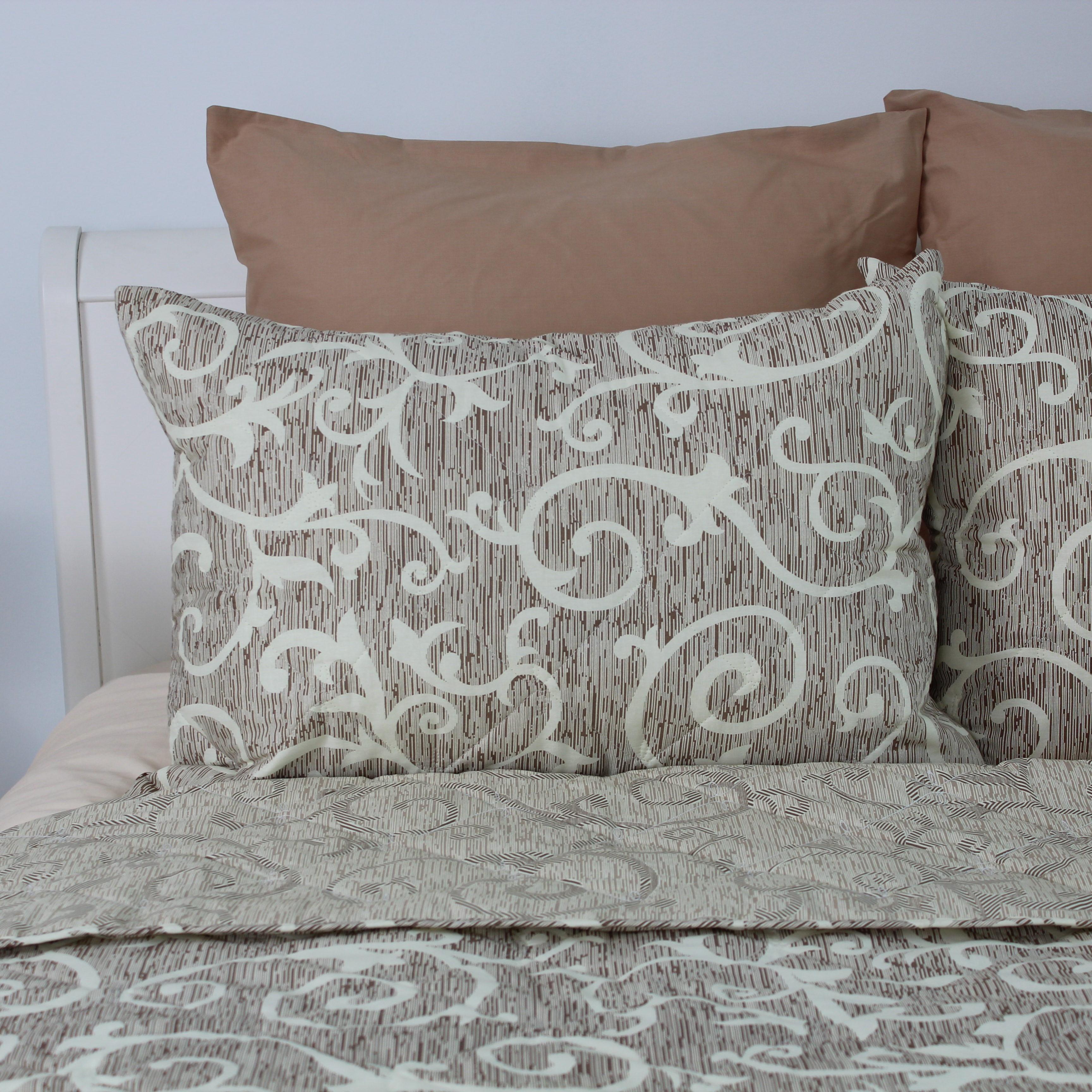 Bedspread TEP "ELEGANT COTTON" Beige and White, 220x240 - Photo 4