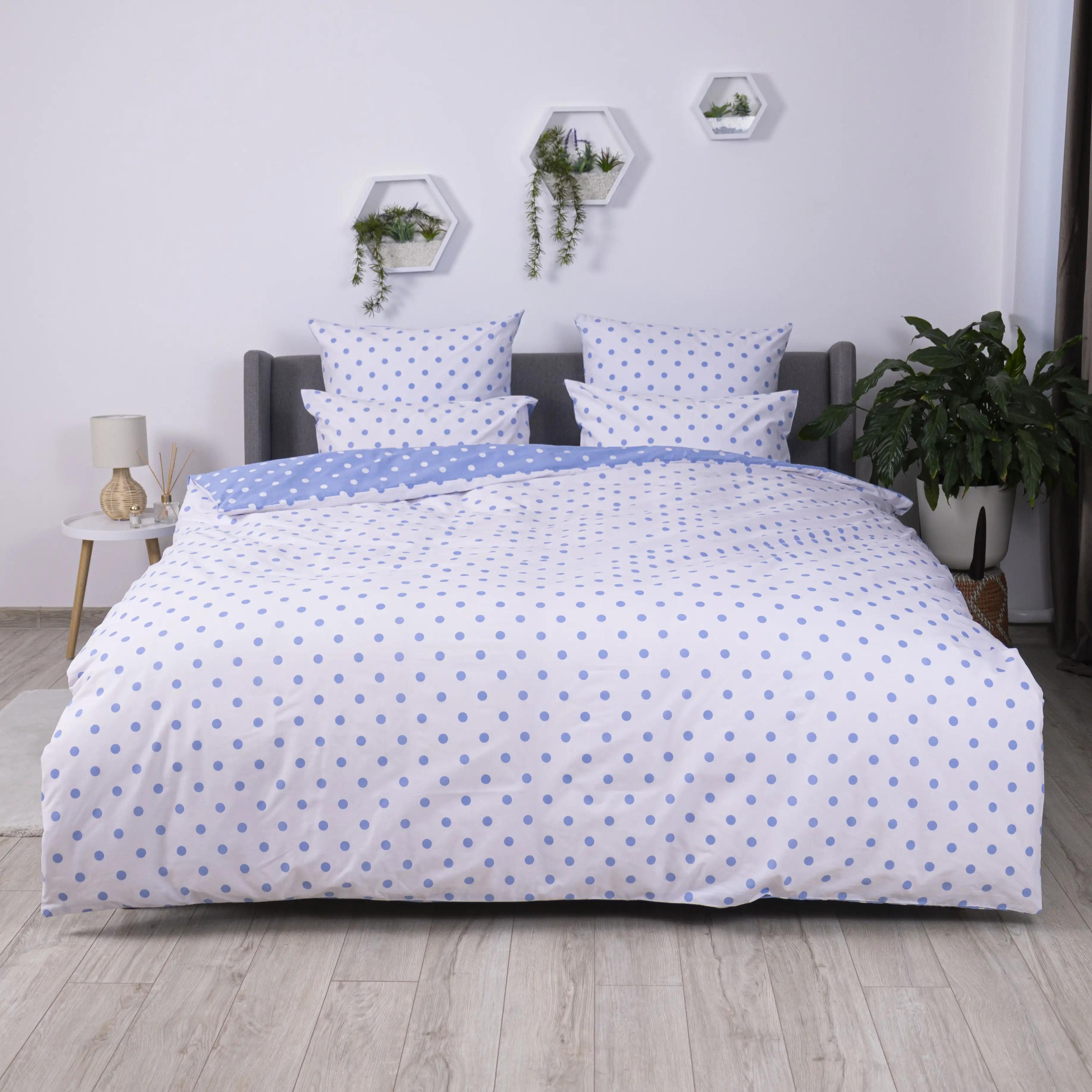 Постільна білизна ТЕП "Happy Sleep" Light Blue Dots, 50x70, полуторна - Фото 2