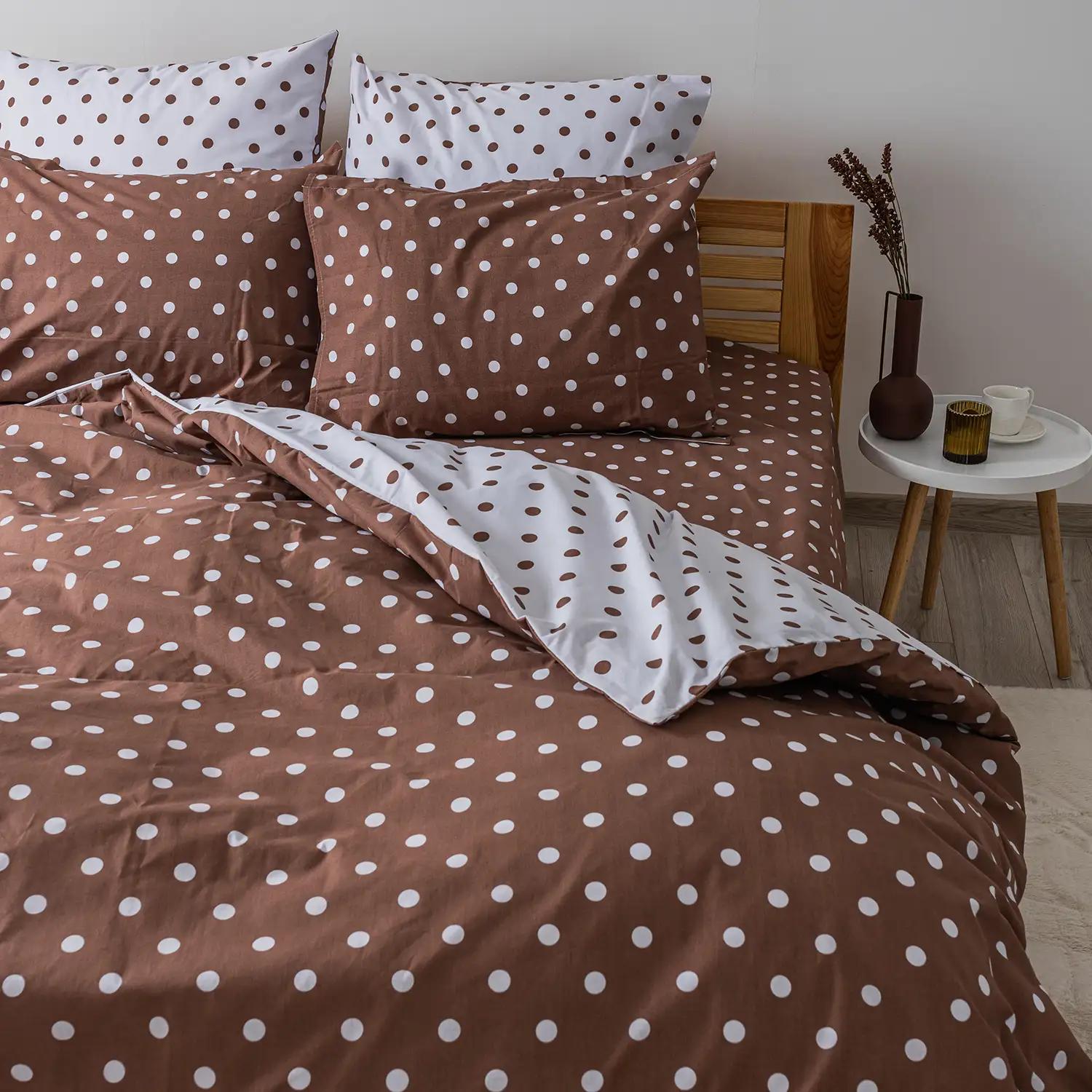 Комплект постельного белья "ТЕП" Cappuccino Dots, полуторное - Фото 3