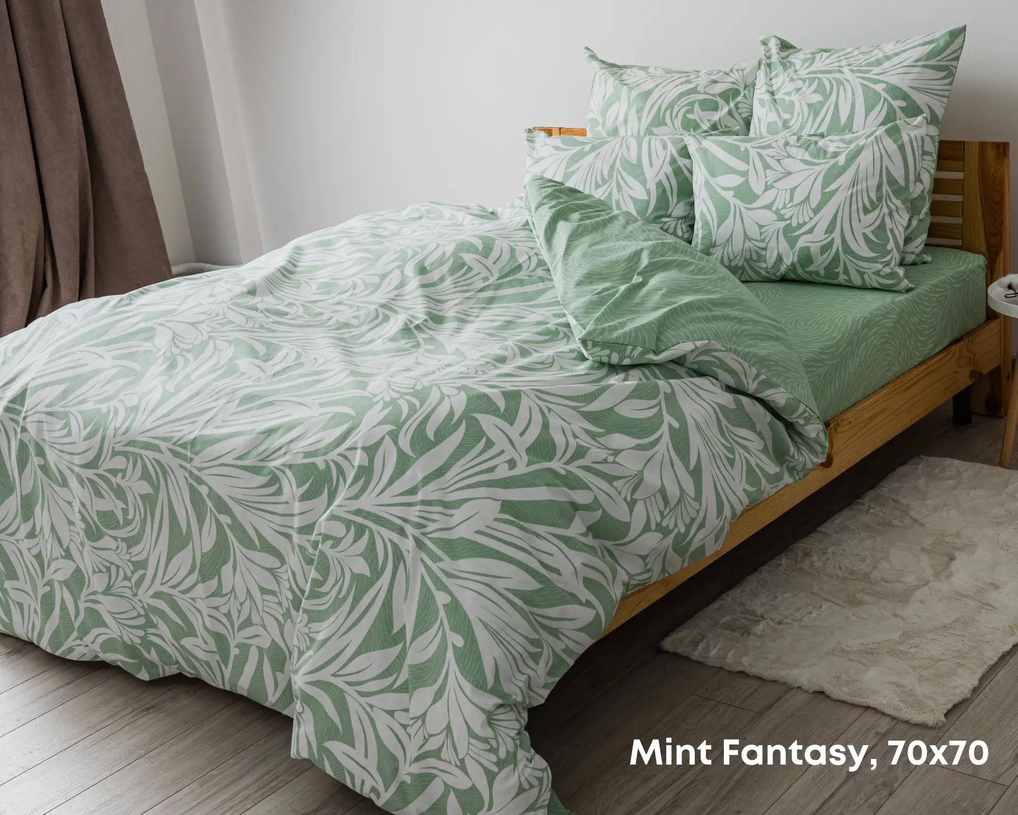 Постільна білизна ТЕП "Soft dreams" Mint Fantasy, 70x70, двоспальна - Фото 2