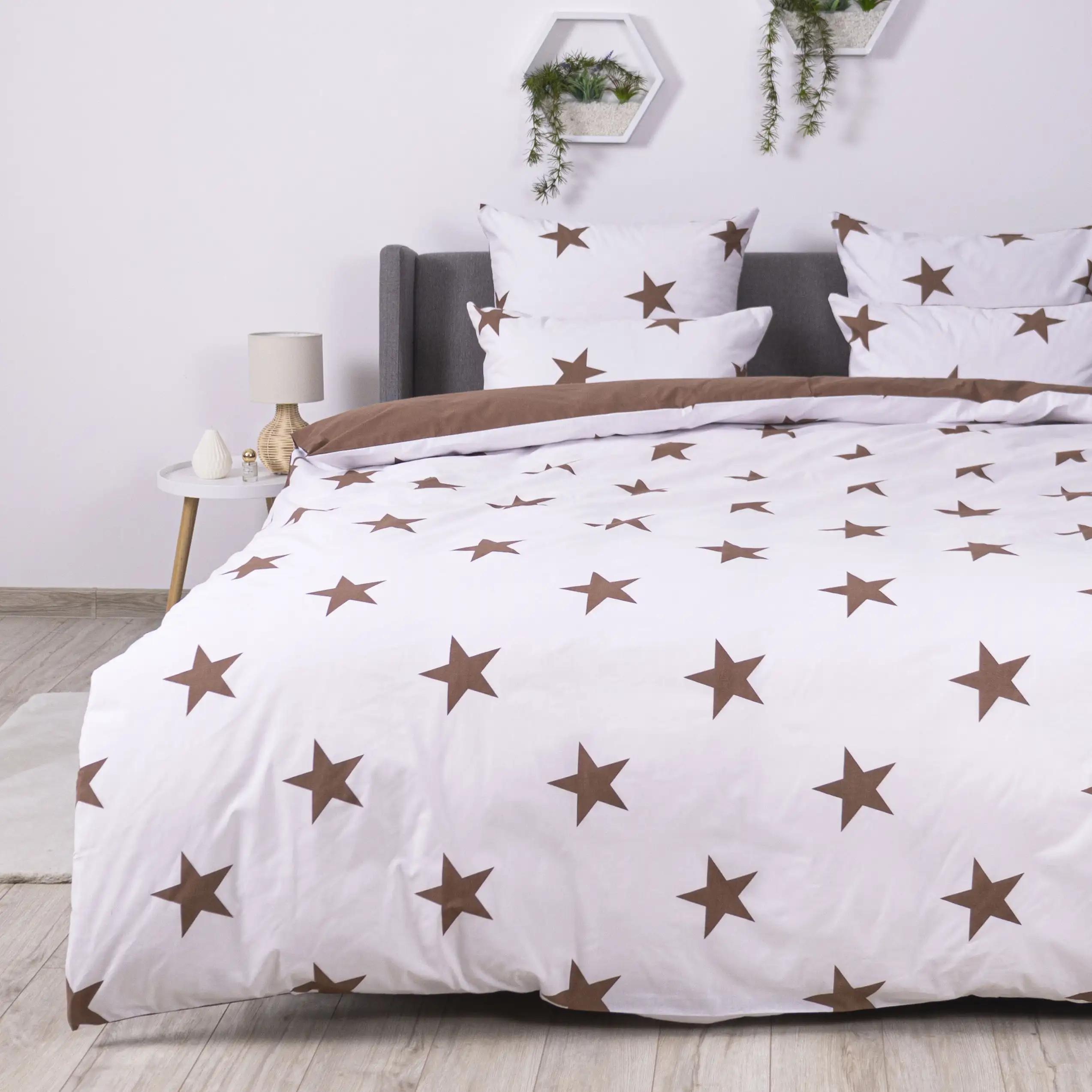Постільна білизна ТЕП "Soft dreams" Morning Star Cappuccino, 70x70, двоспальна - Фото 6