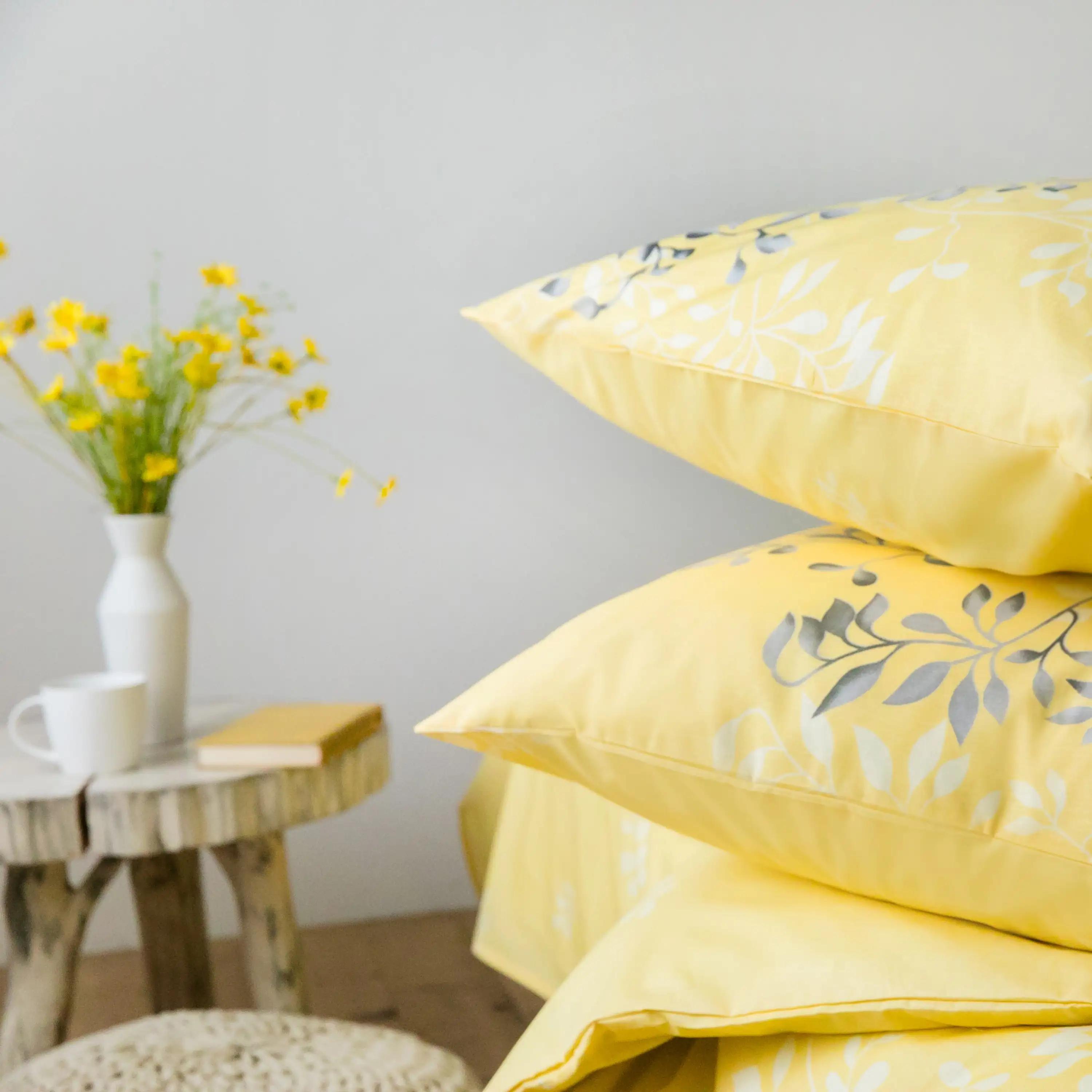Bedding Set TEP "Everyday collection" Black and Yellow, 70х70, euro - Photo 7