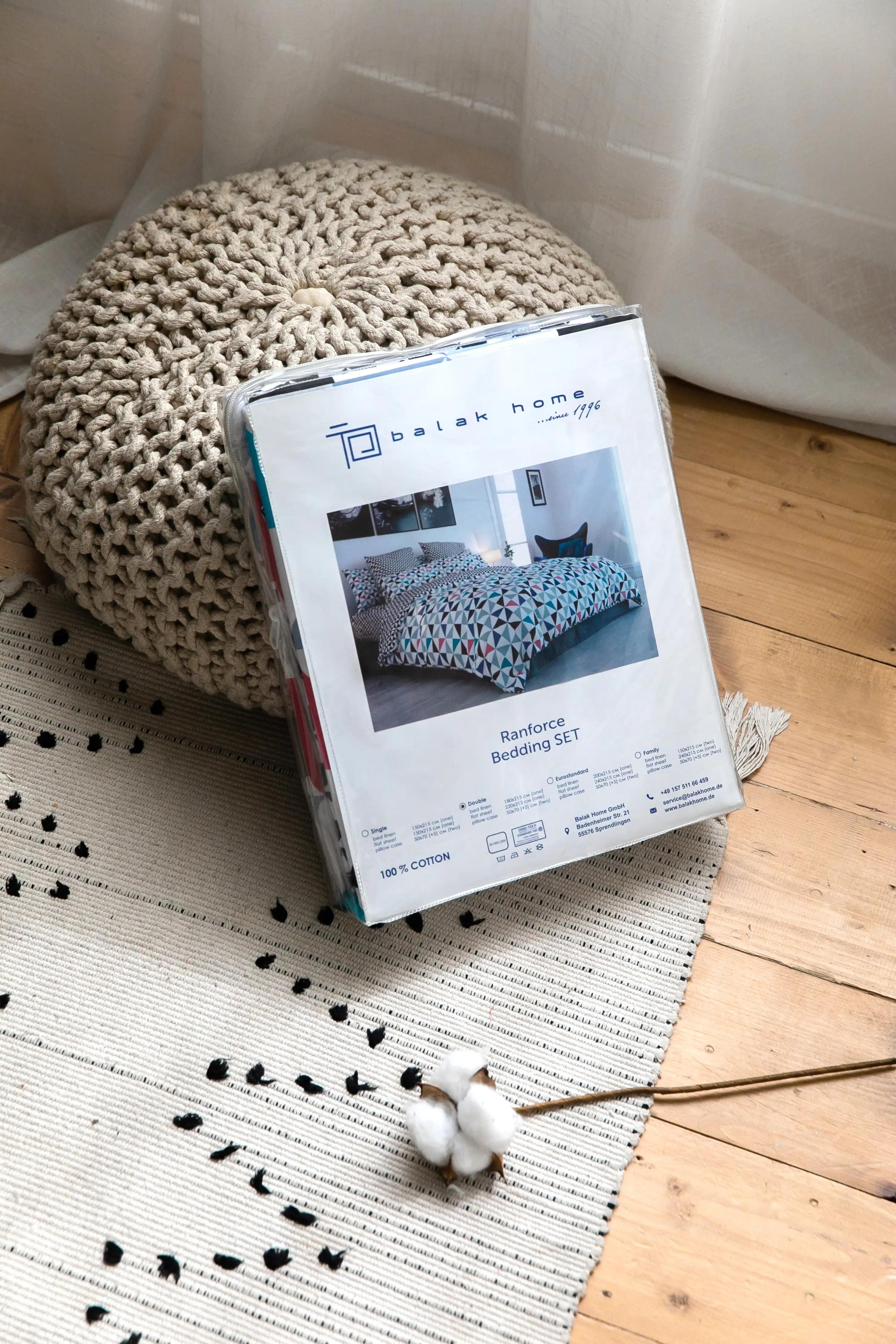 Bedding Set "RANFORCE" Makovyi bucket, euro - Photo 8
