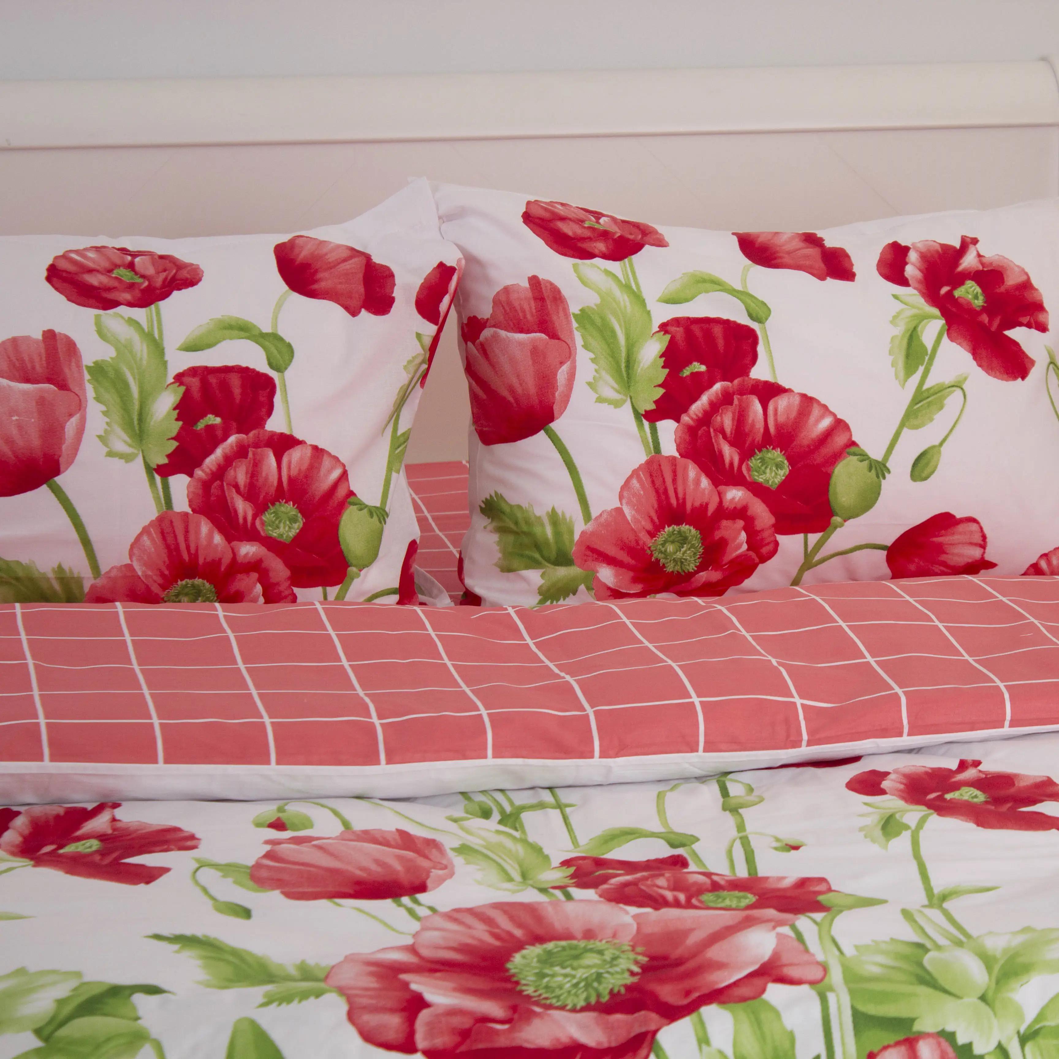 Постільна білизна ТЕП "RANFORCE" Маковий букет, євро - Фото 3