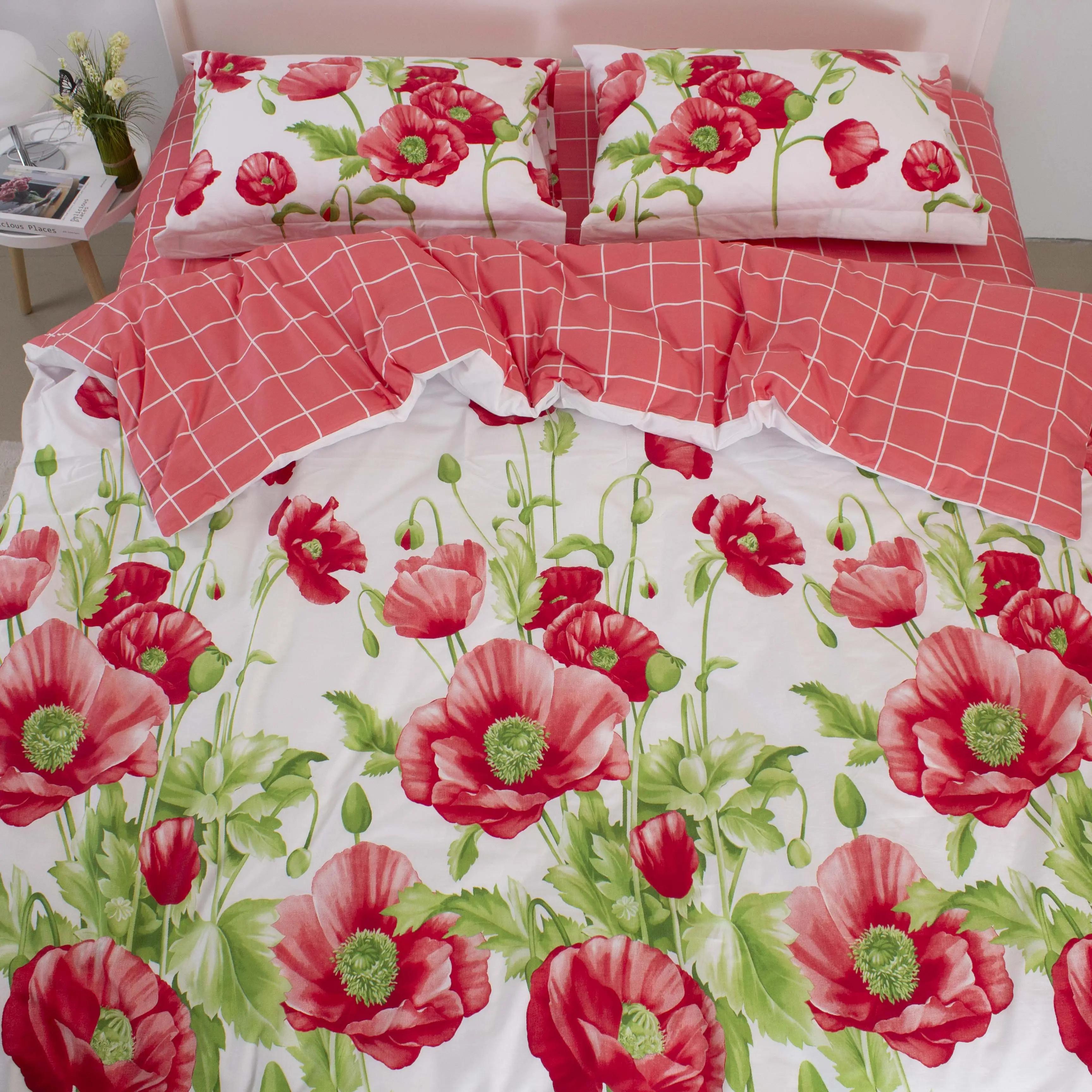 Постільна білизна ТЕП "RANFORCE" Маковий букет, євро - Фото 6