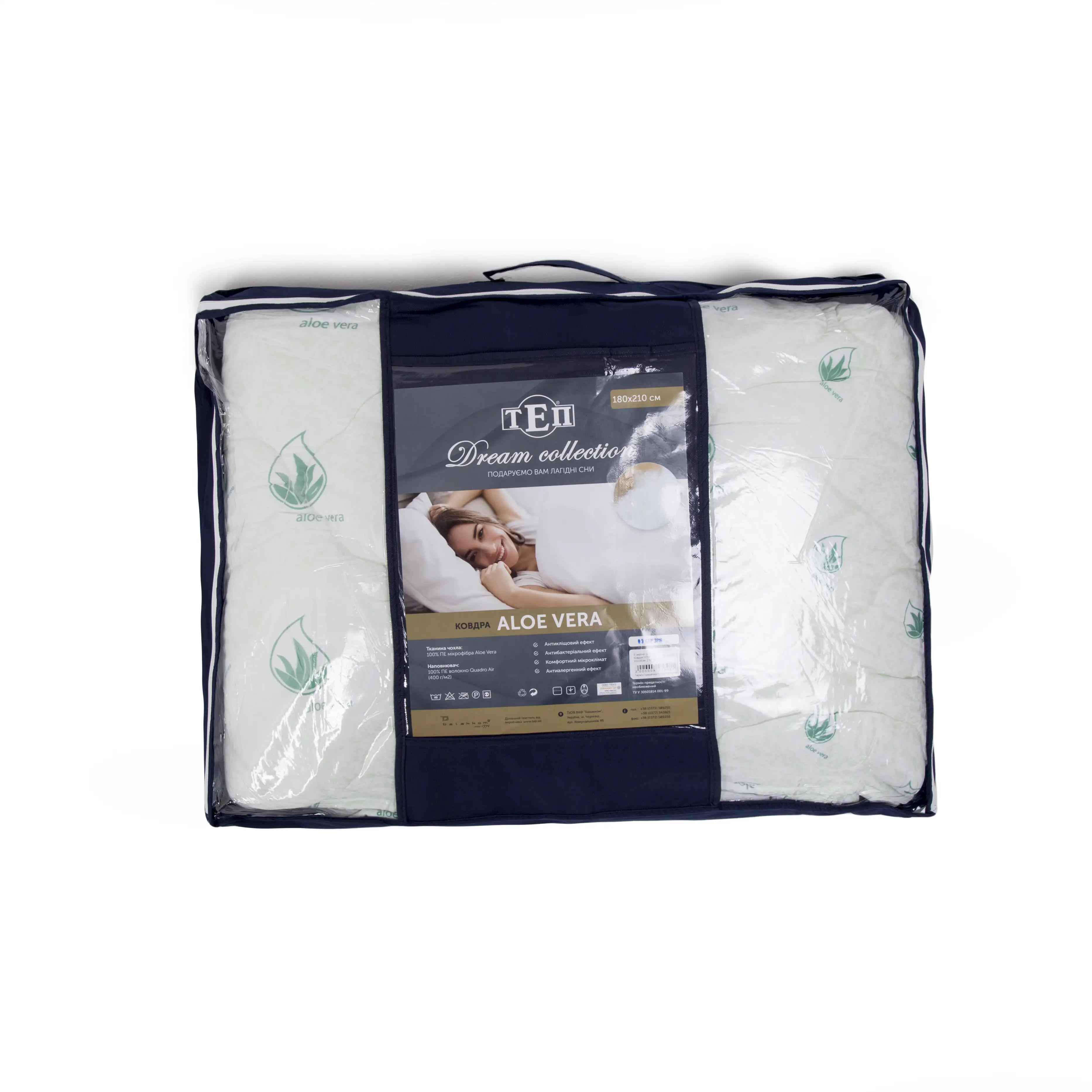 Ковдра DREAM "ALOE VERA" металізований друк, 180x210 - Фото 6