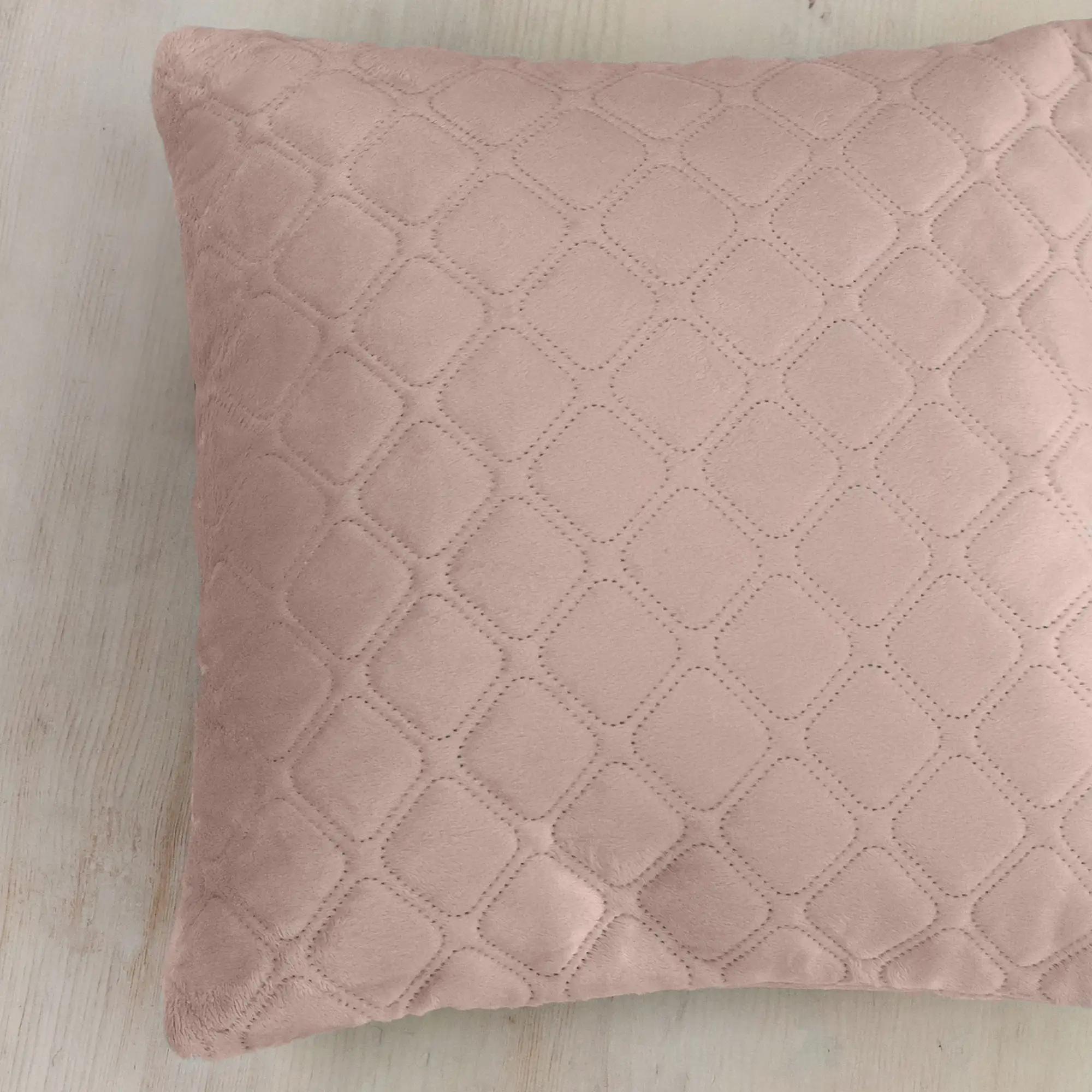 Подушка декоративна "VELOUR" Пудрова, 45x45 - Фото 5