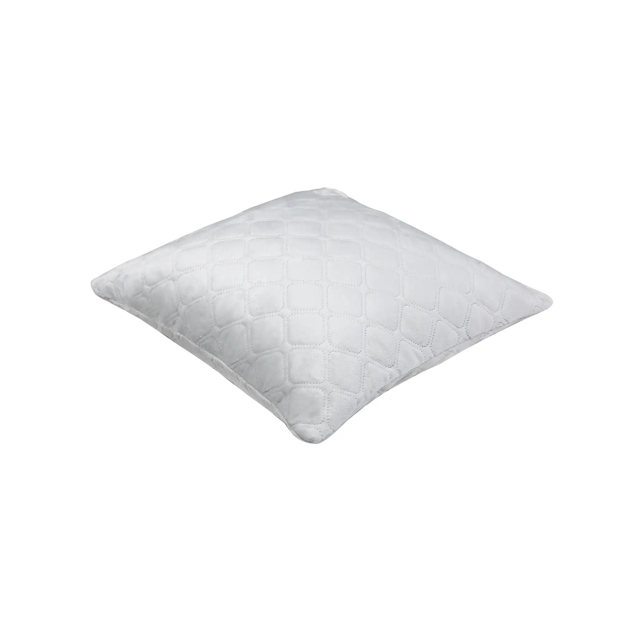 Подушка декоративная "VELOUR" Светло-серая, 40x40 - Фото 3