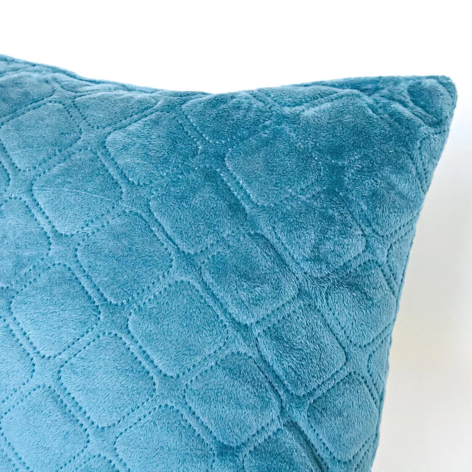 Decorative pillow "VELOUR" Blue, 50x70 - Photo 5
