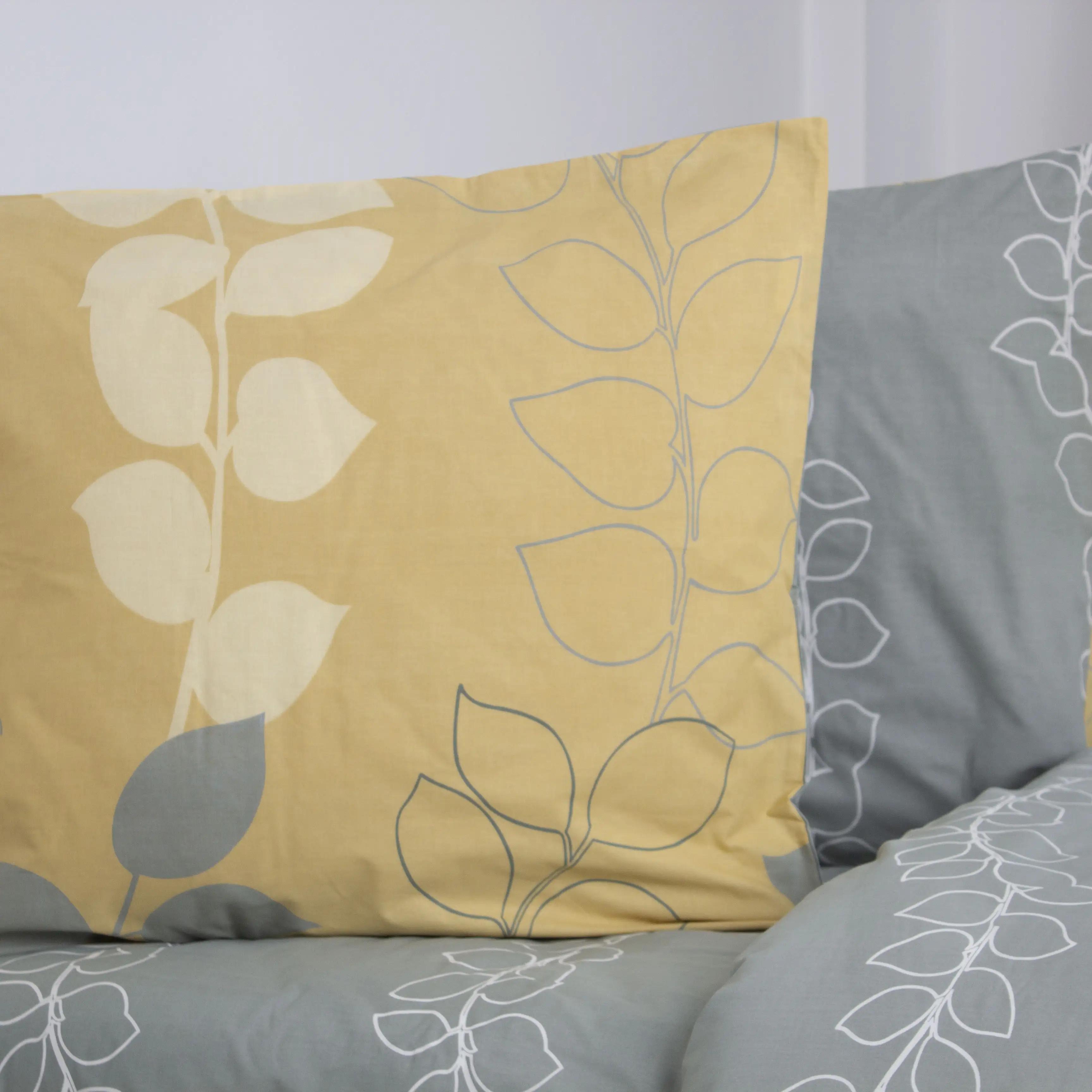 Комплект постільної білизни ТЕП "Soft dreams" Grey Leaf, полуторна - Фото 4